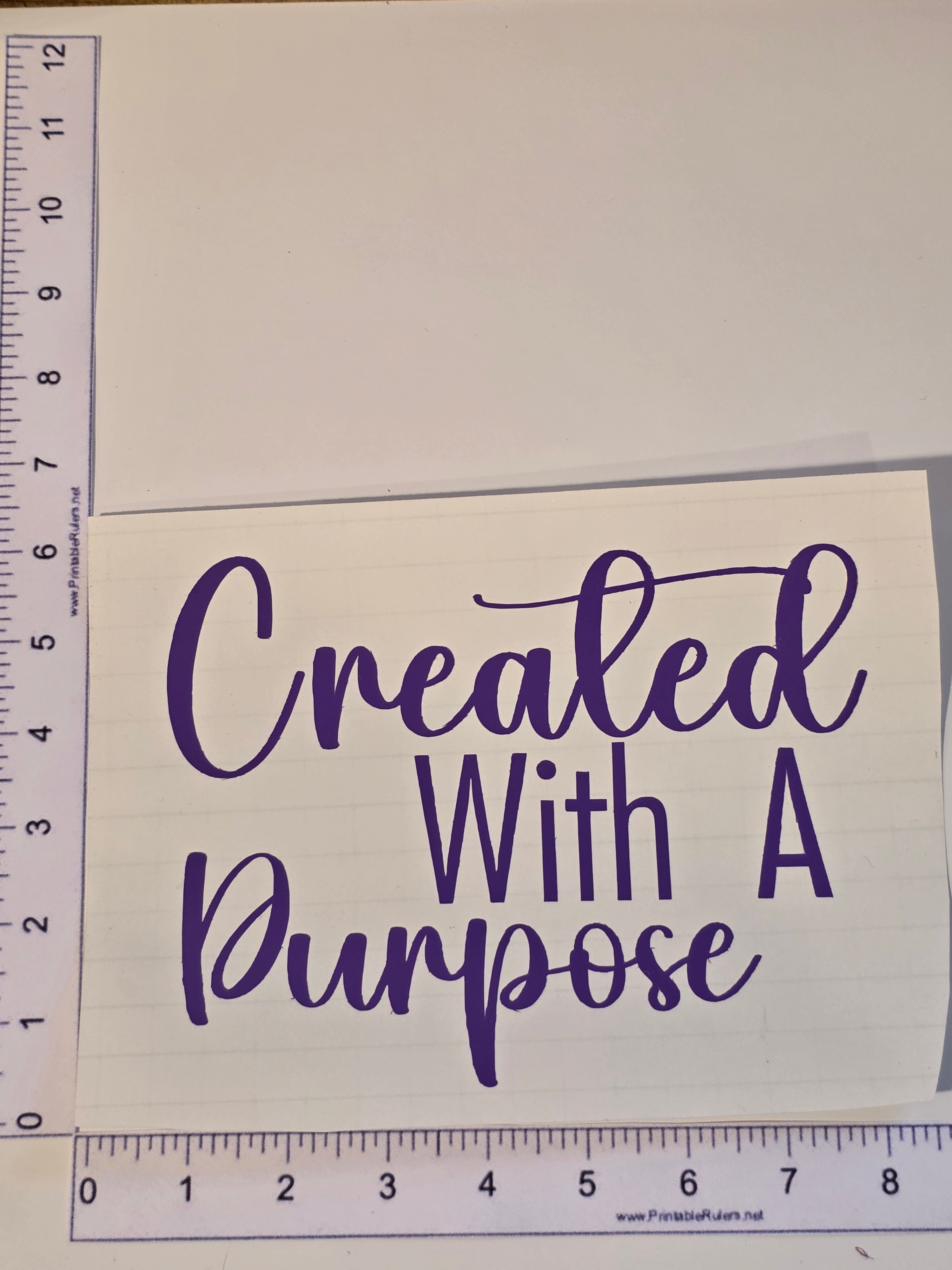 Created With A Purpose