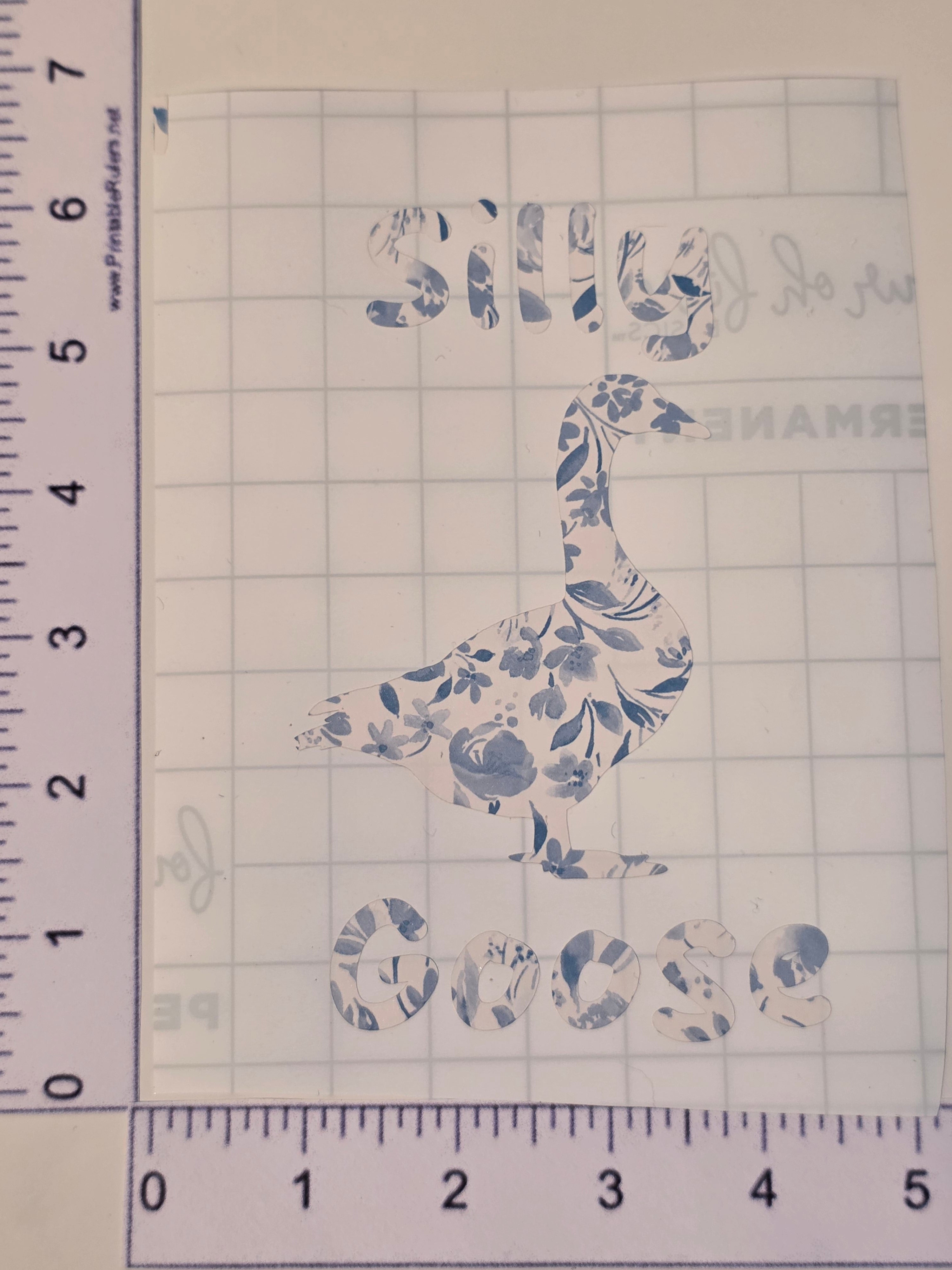 Floral Silly Goose