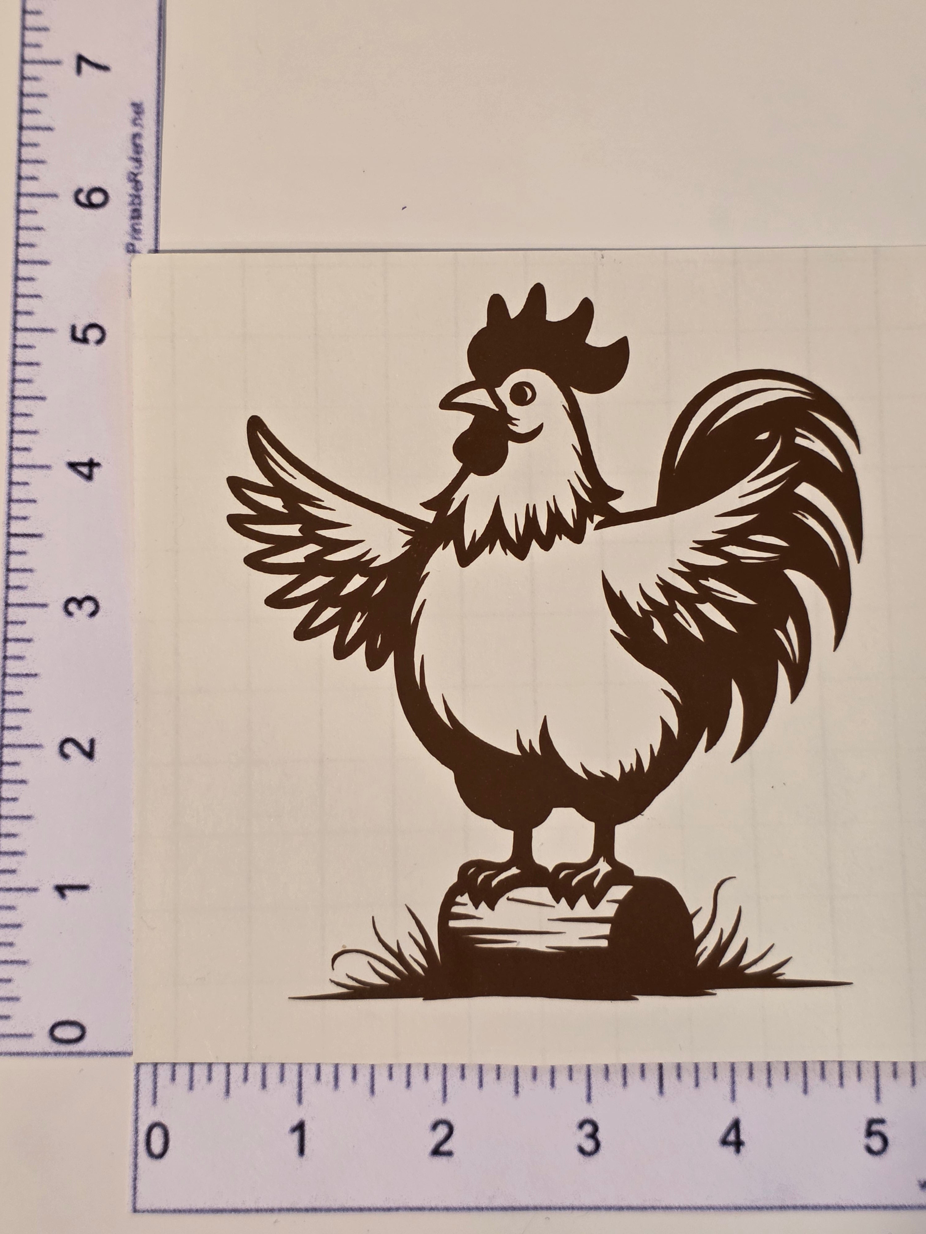 Cute Rooster Decal