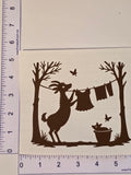 Cute Goat Decal
