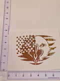 Reflective Gold Eagle Decal