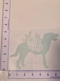 Mint Green Floral Dog