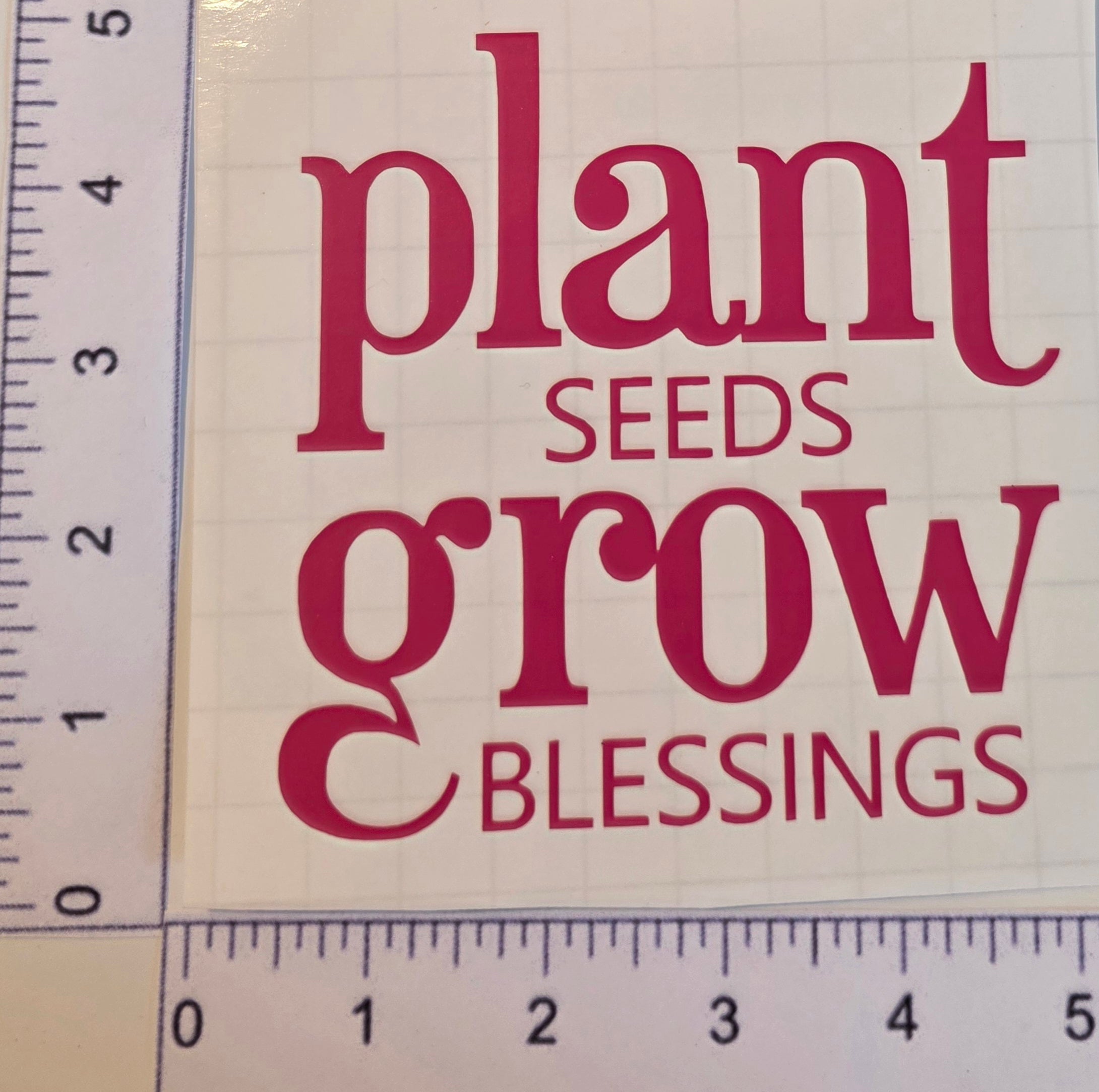 Plant Seeds Grow Blessings
