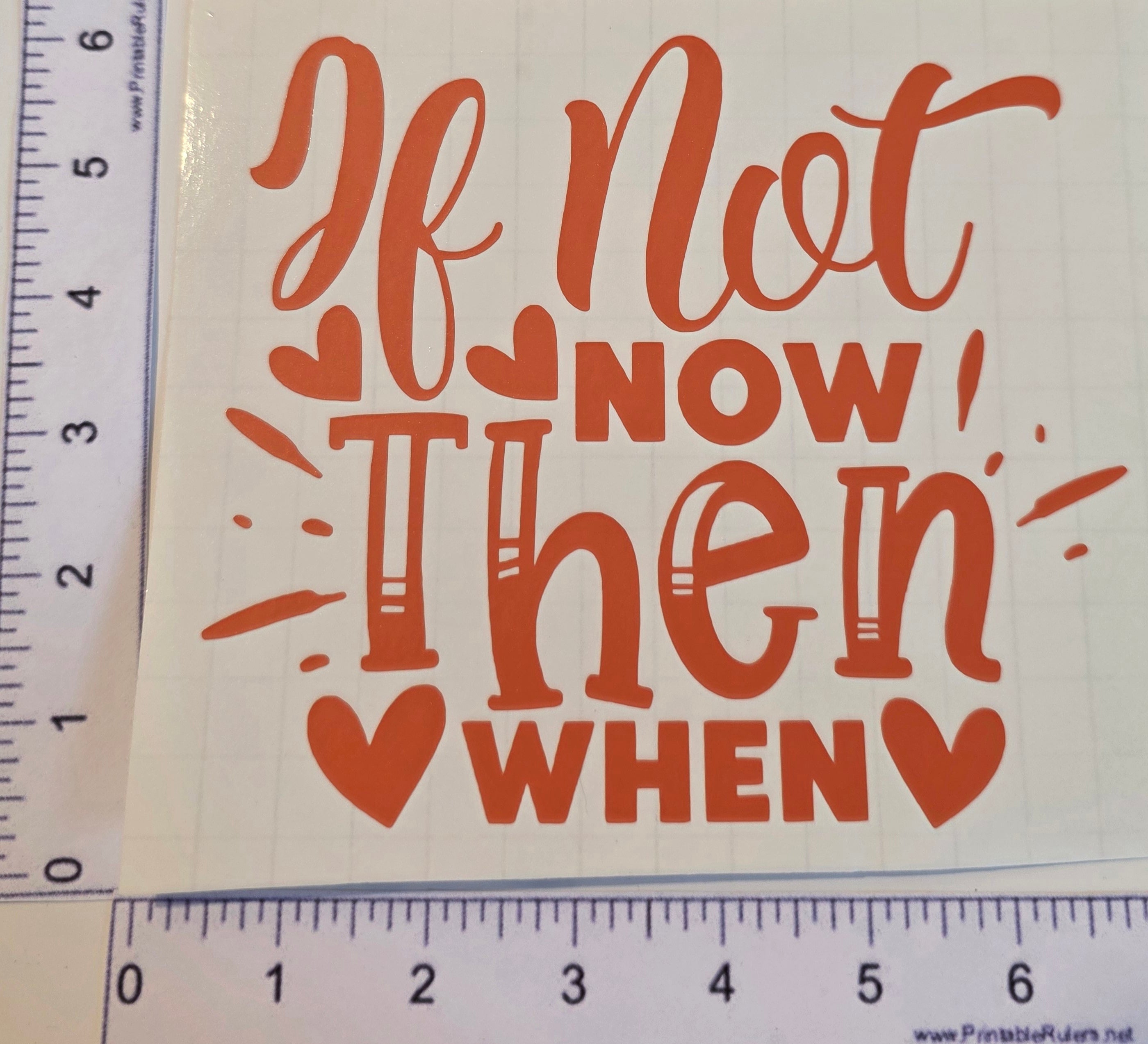 If Not Now Then When