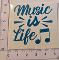 Music is LIfe Decal