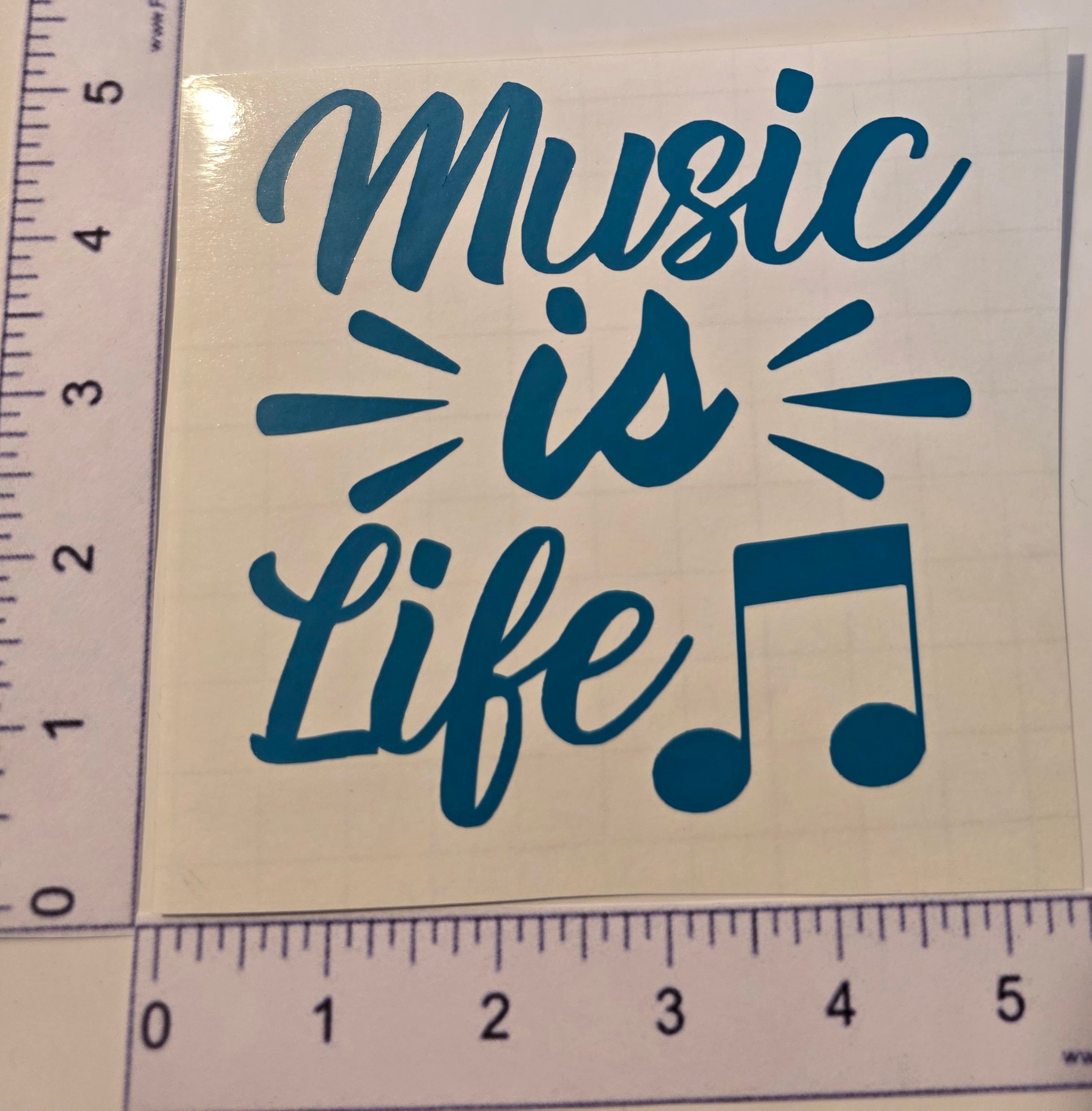 Music is LIfe Decal