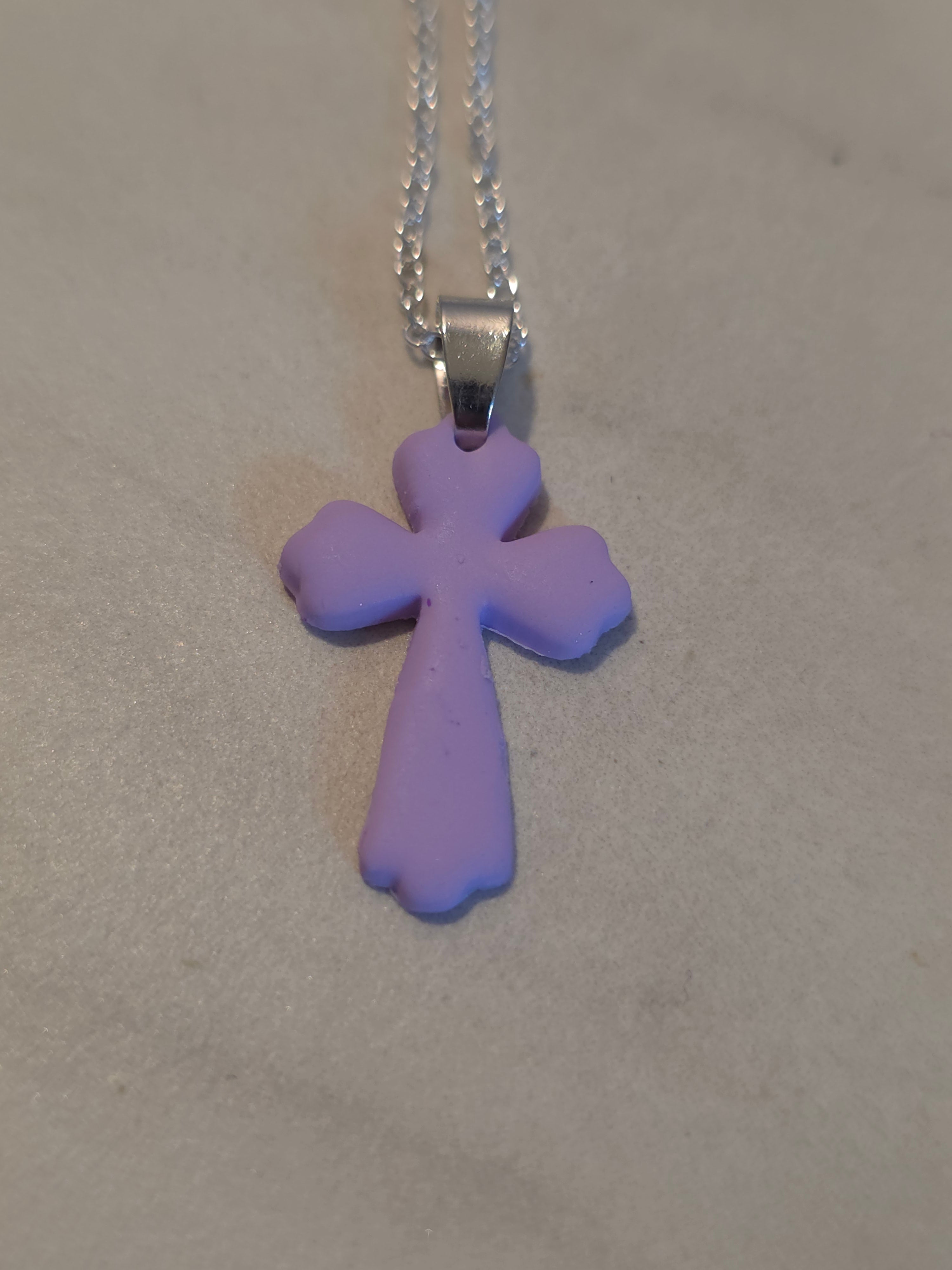 Clay Cross Necklace