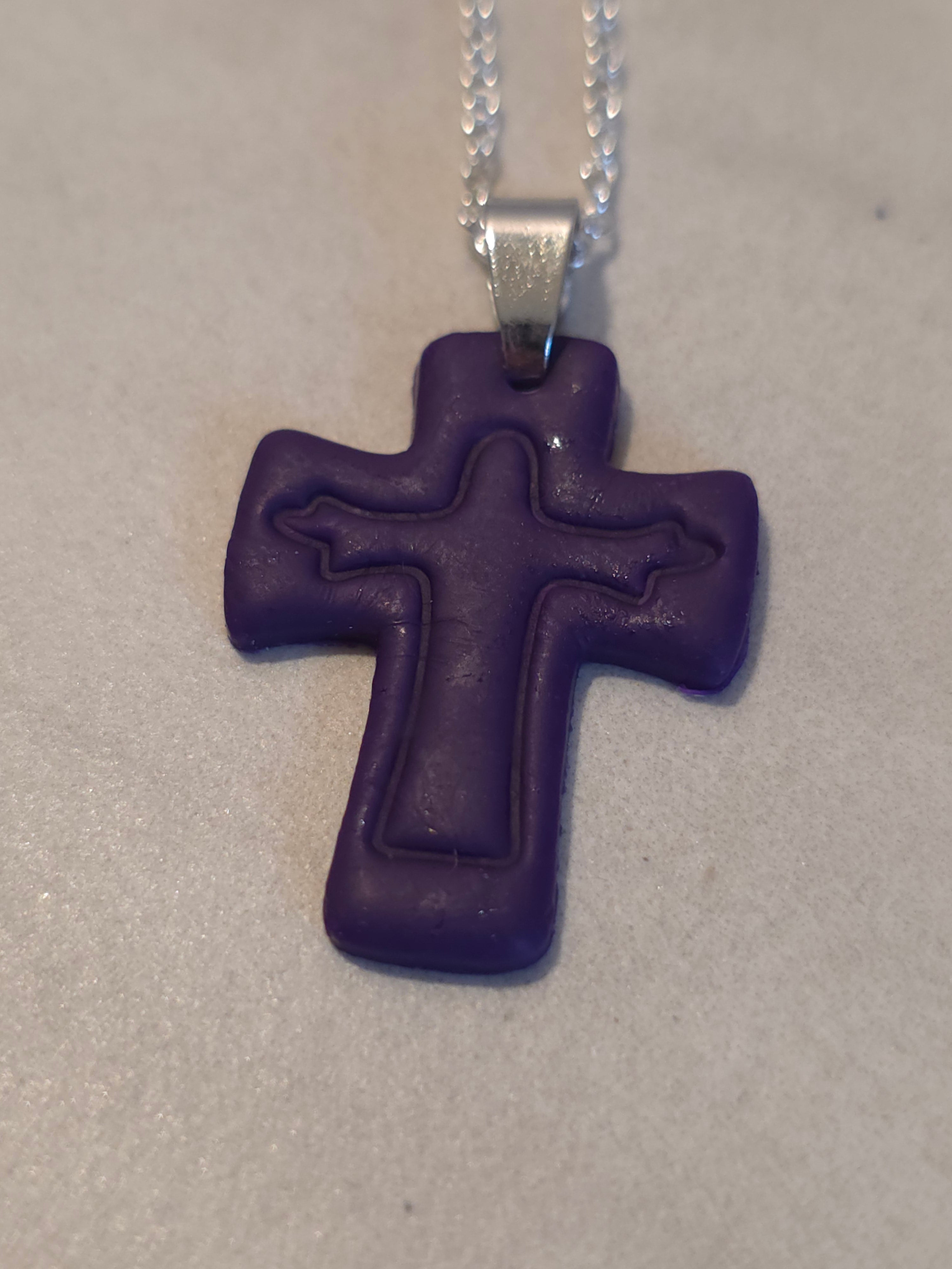 Clay Cross Necklace