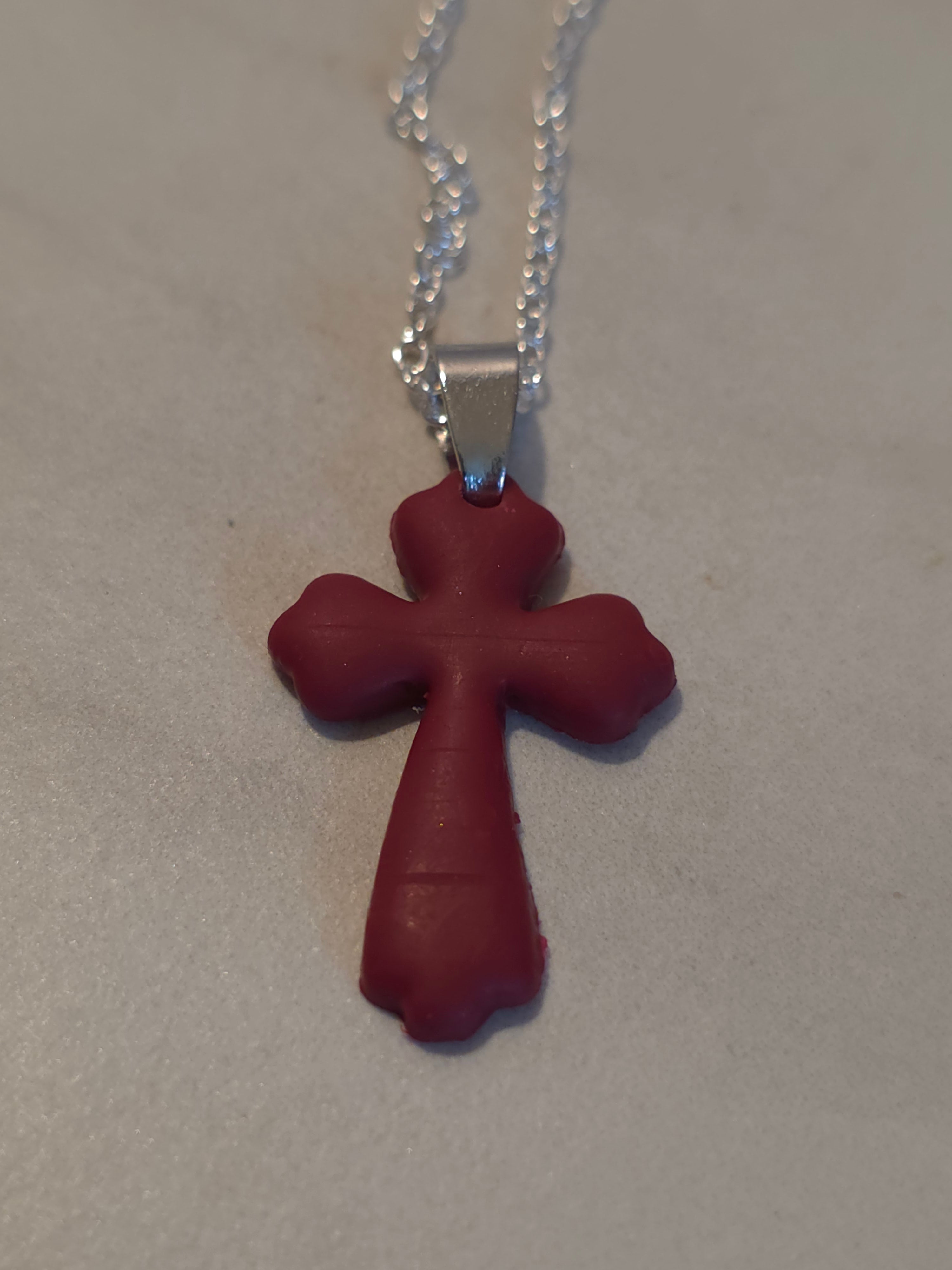 Clay Cross Necklace