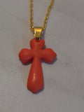 Clay Cross Necklace