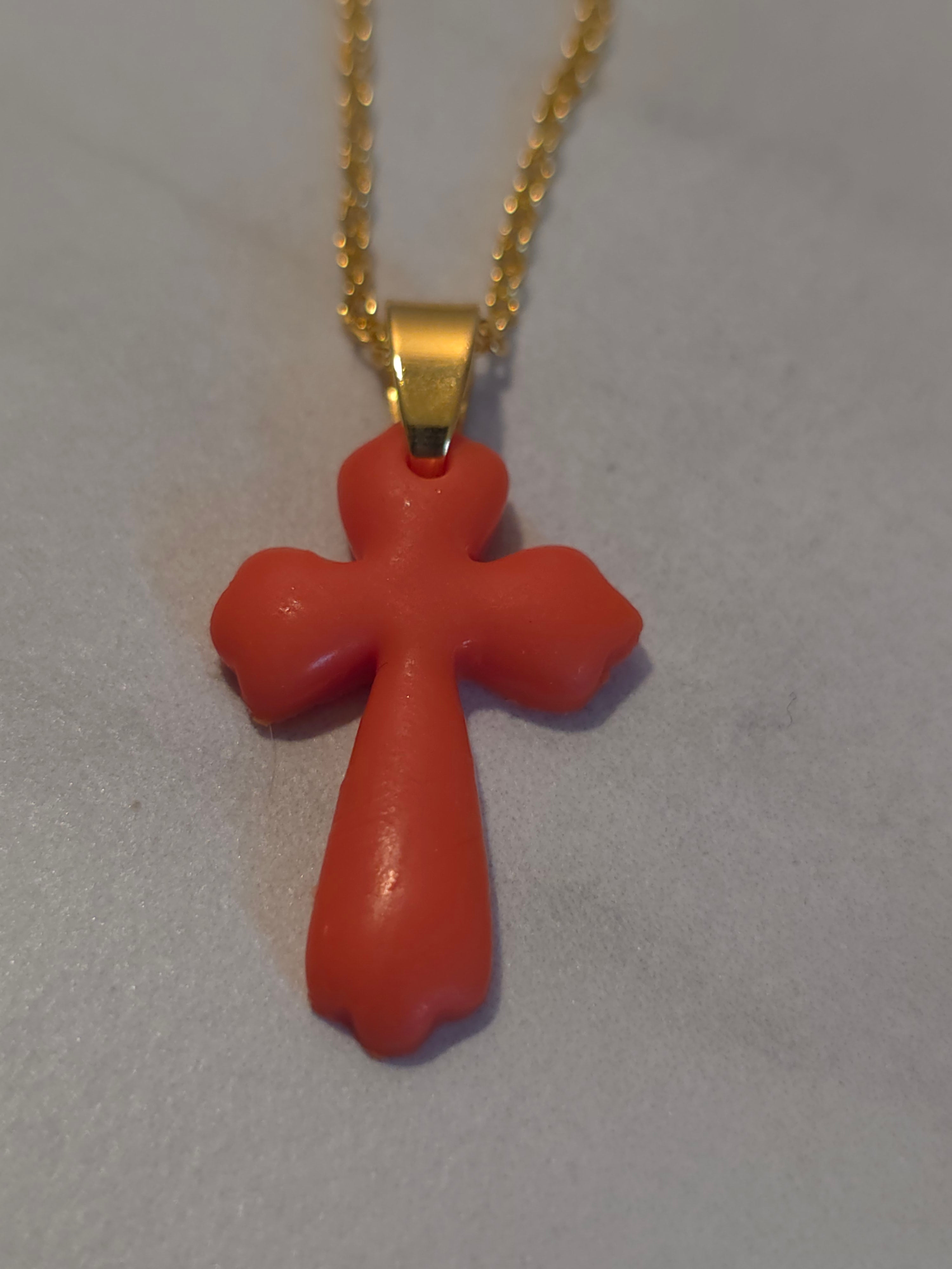 Clay Cross Necklace