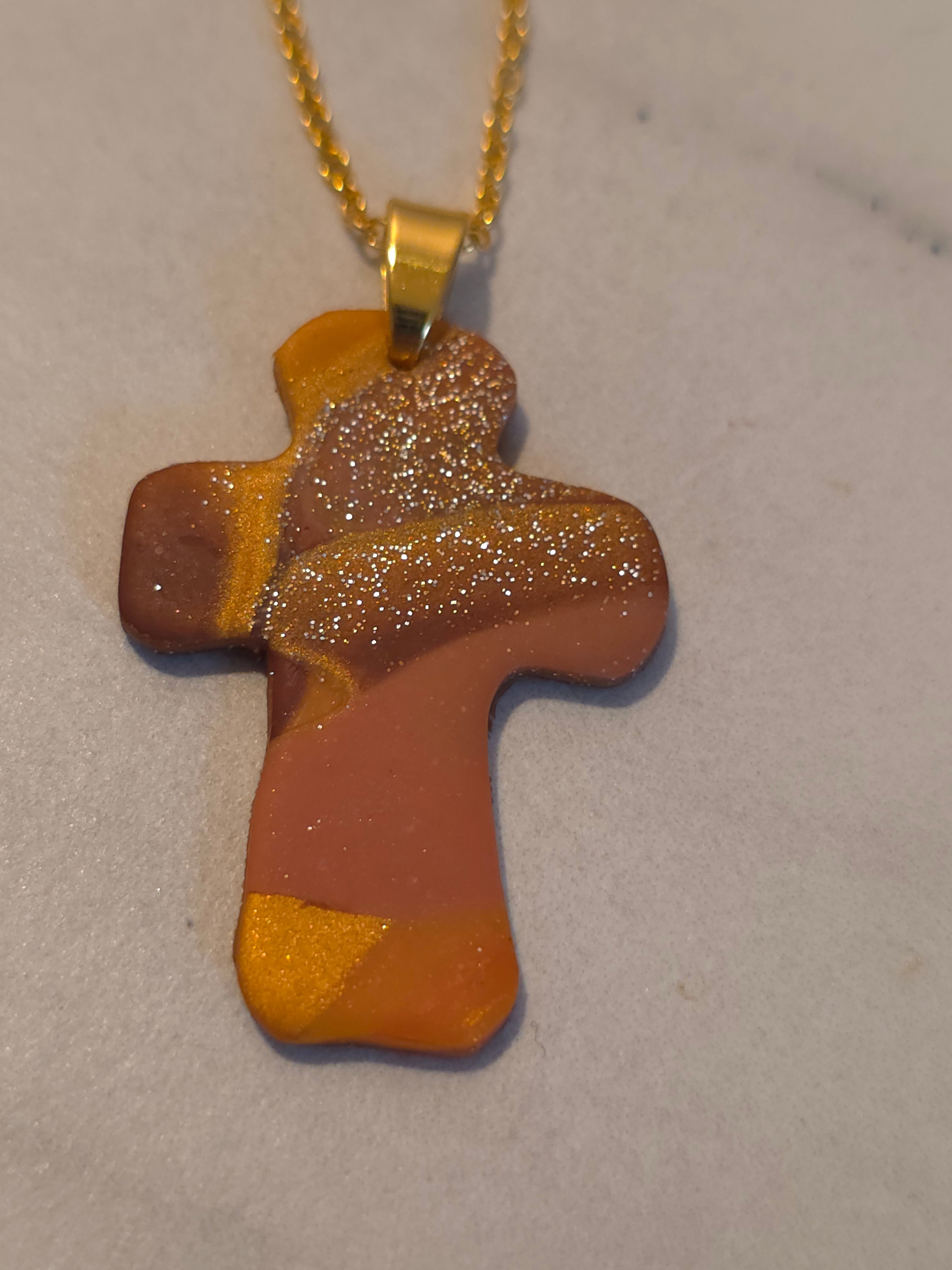 Clay Cross Necklace