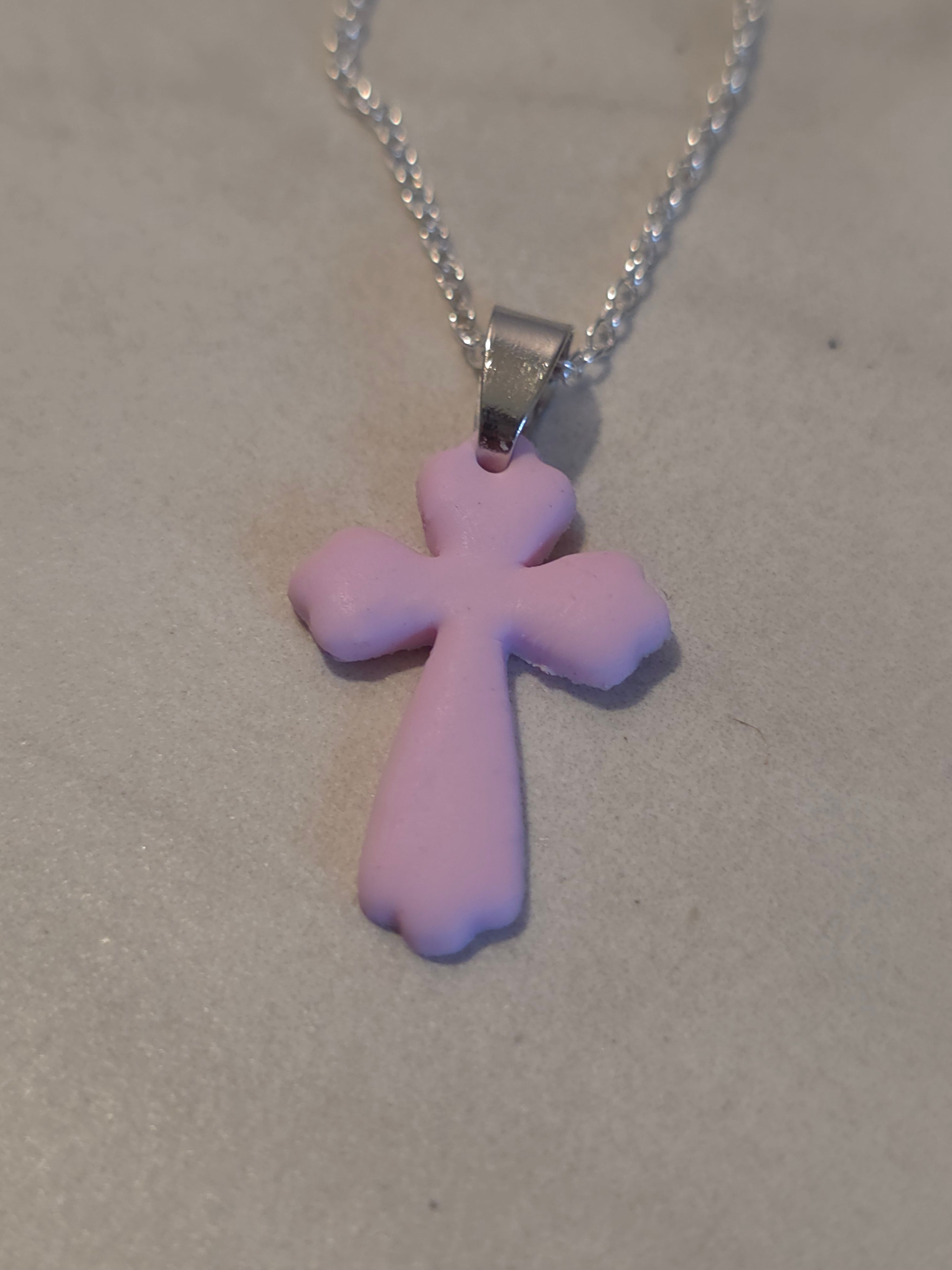 Clay Cross Necklace