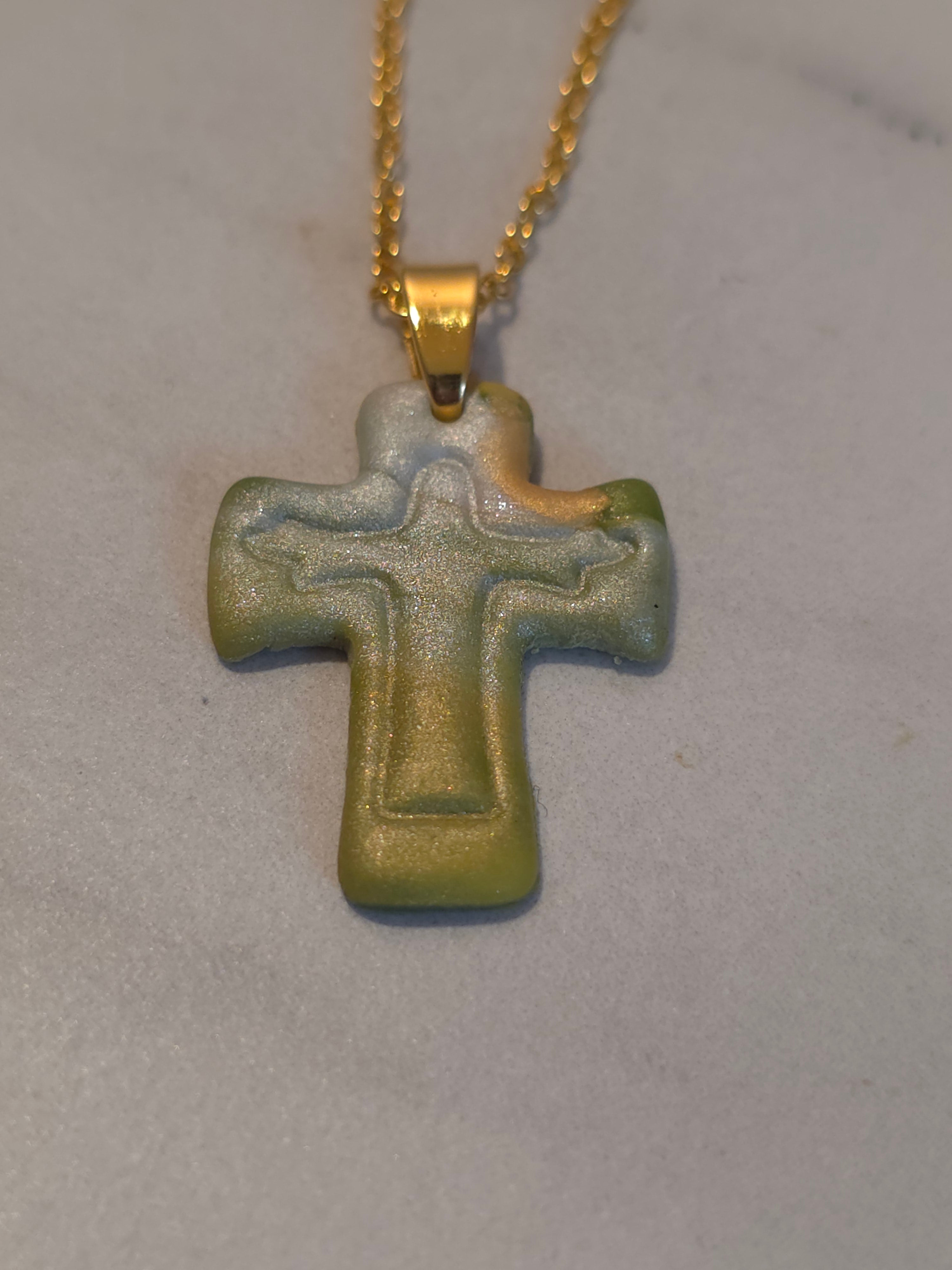 Clay Cross Necklace