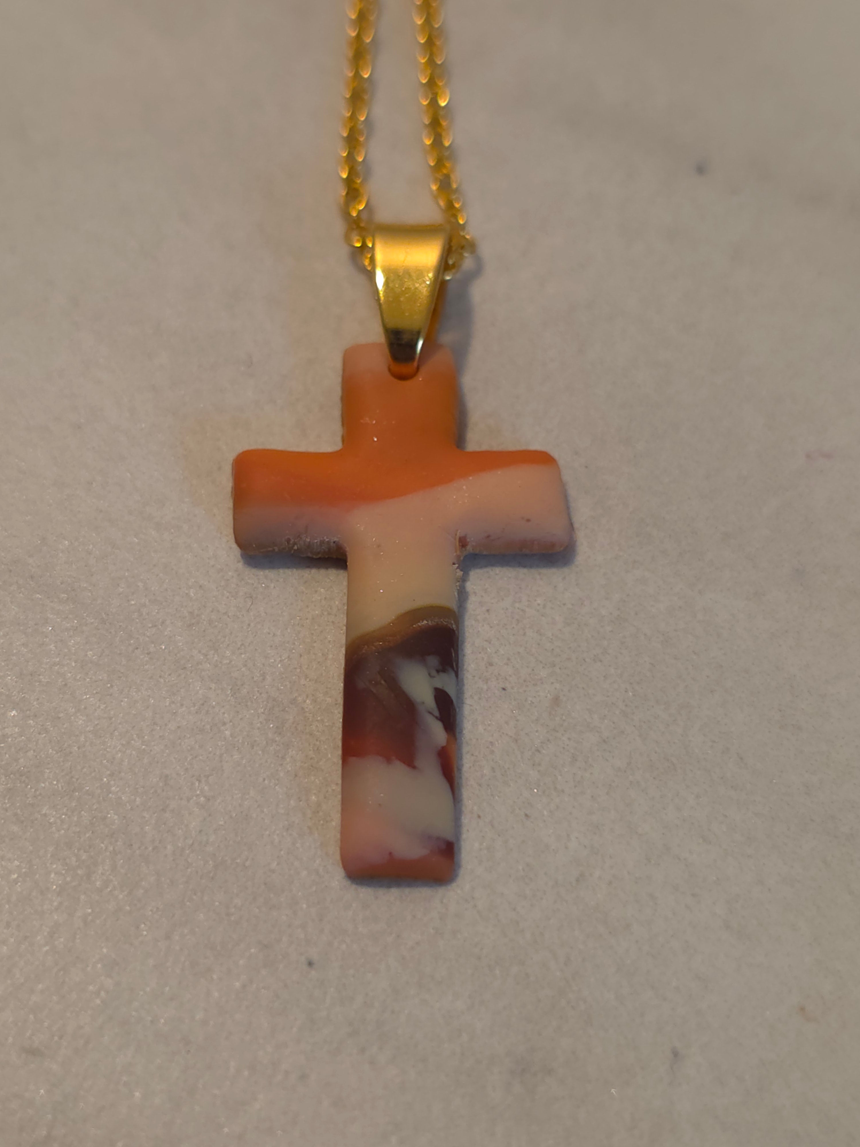 Clay Cross Necklace