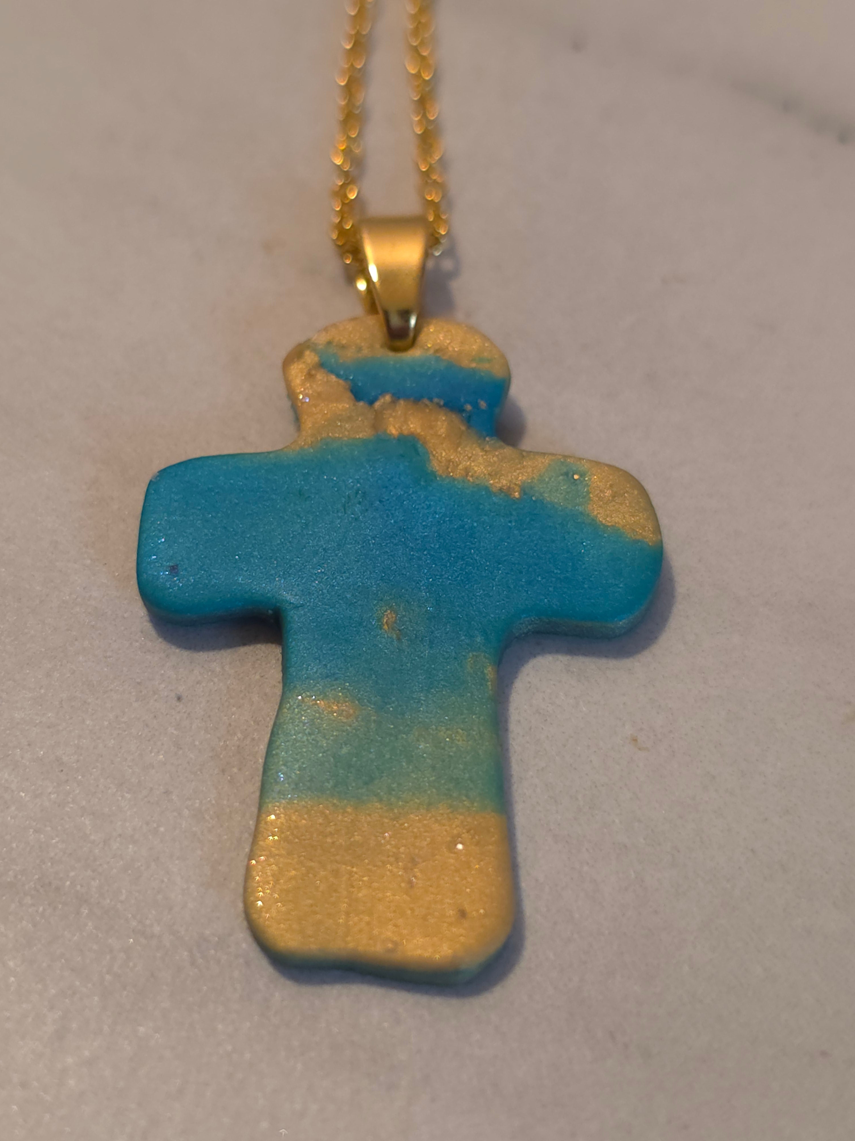 Clay Cross Necklace