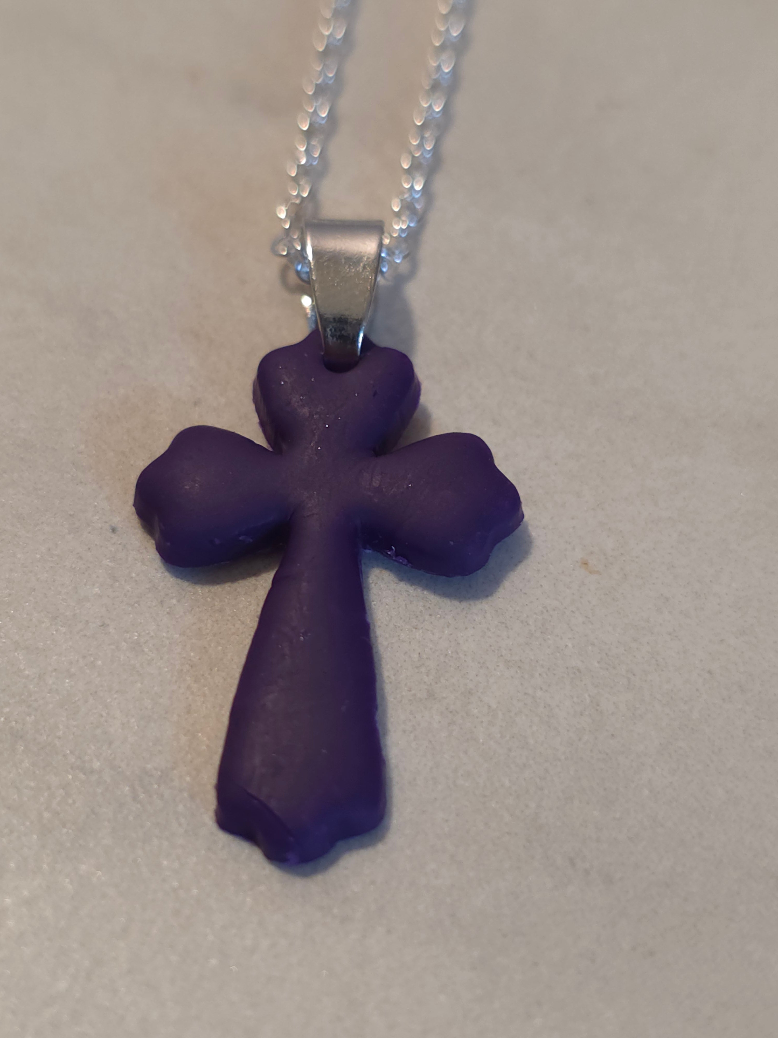 Clay Cross Necklace