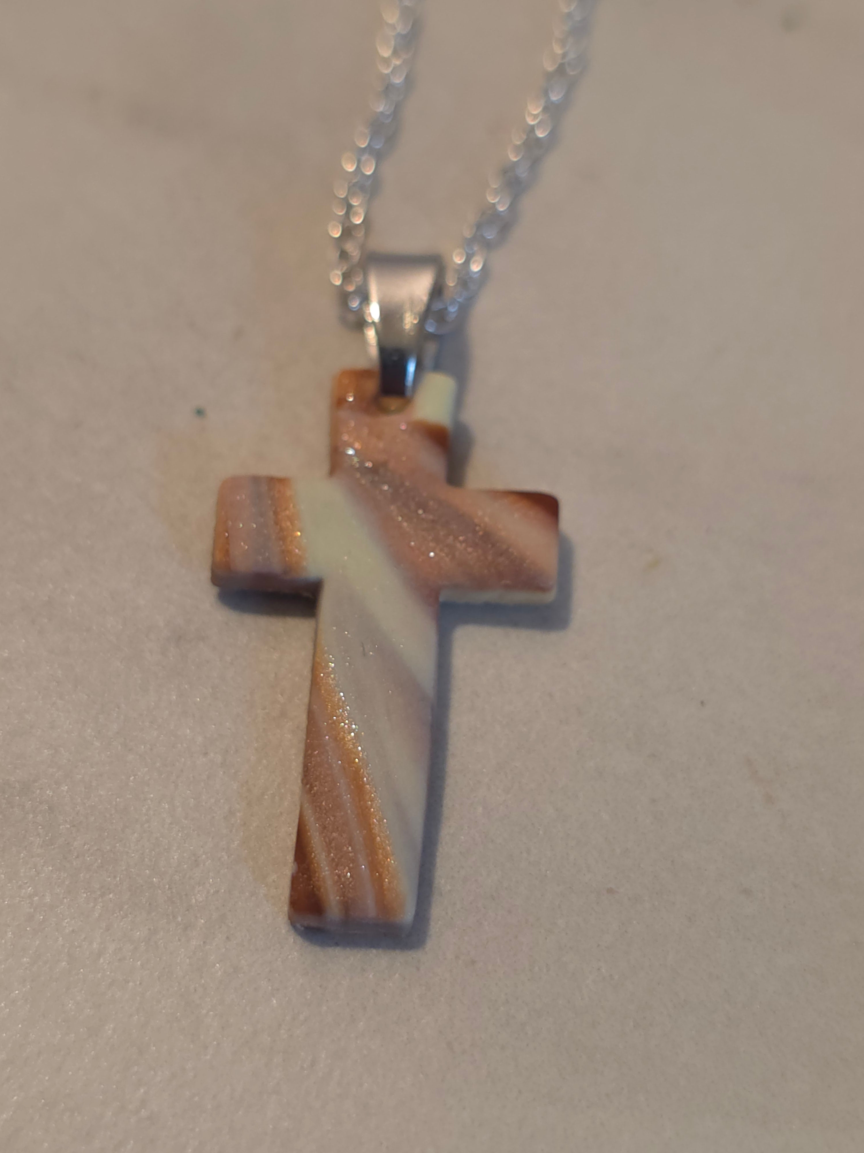 Clay Cross Necklace