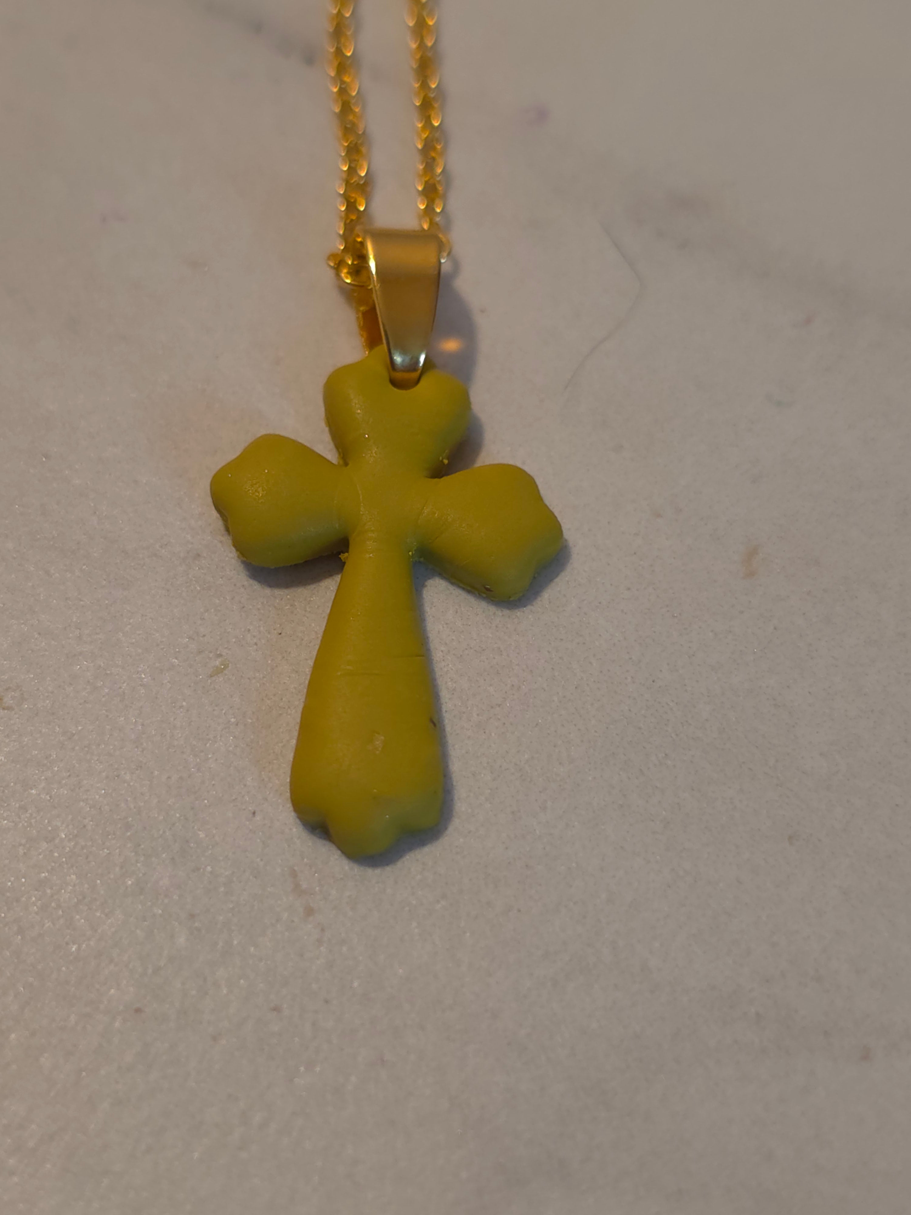 Clay Cross Necklace