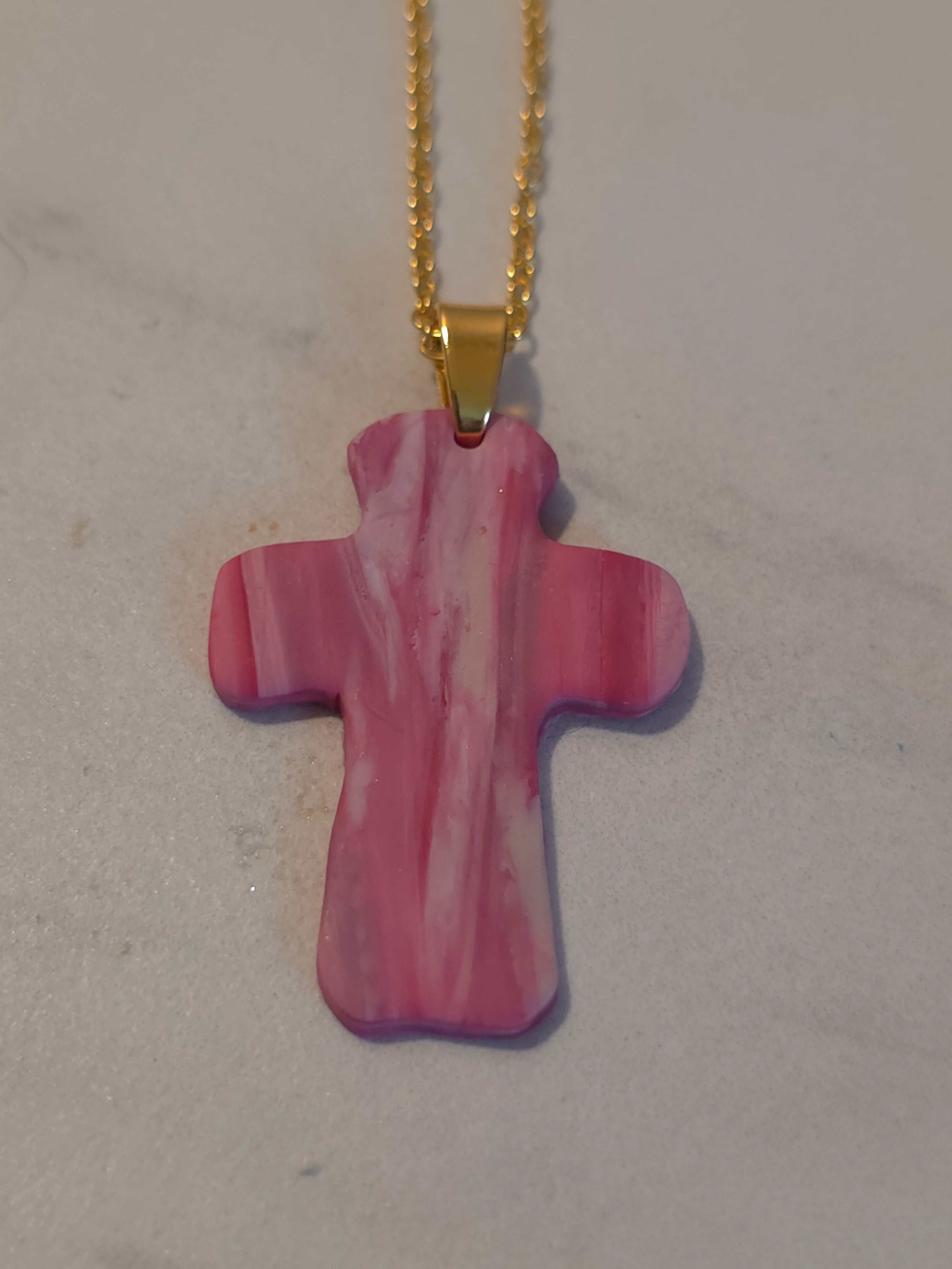Clay Cross Necklace