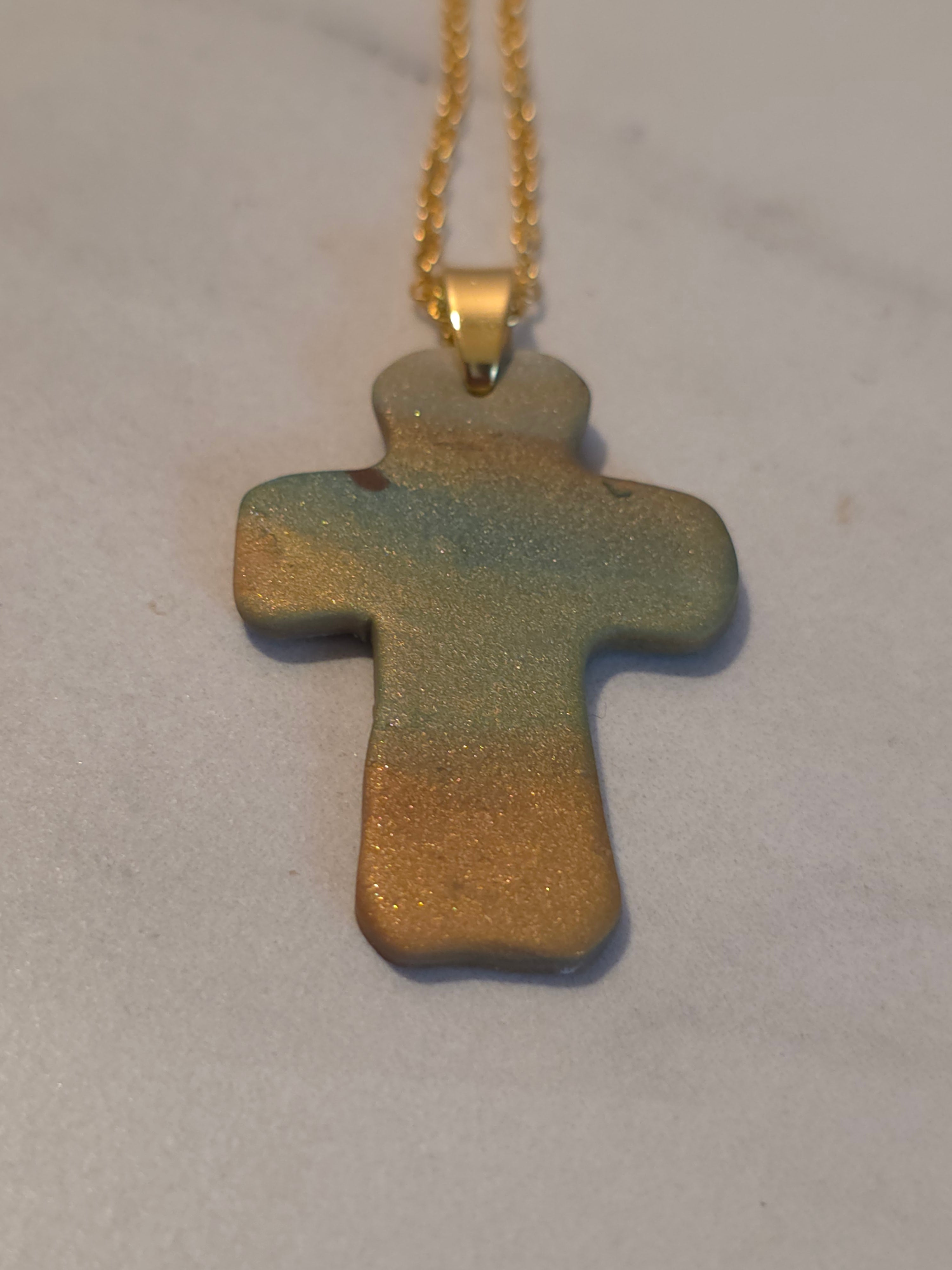 Clay Cross Necklace