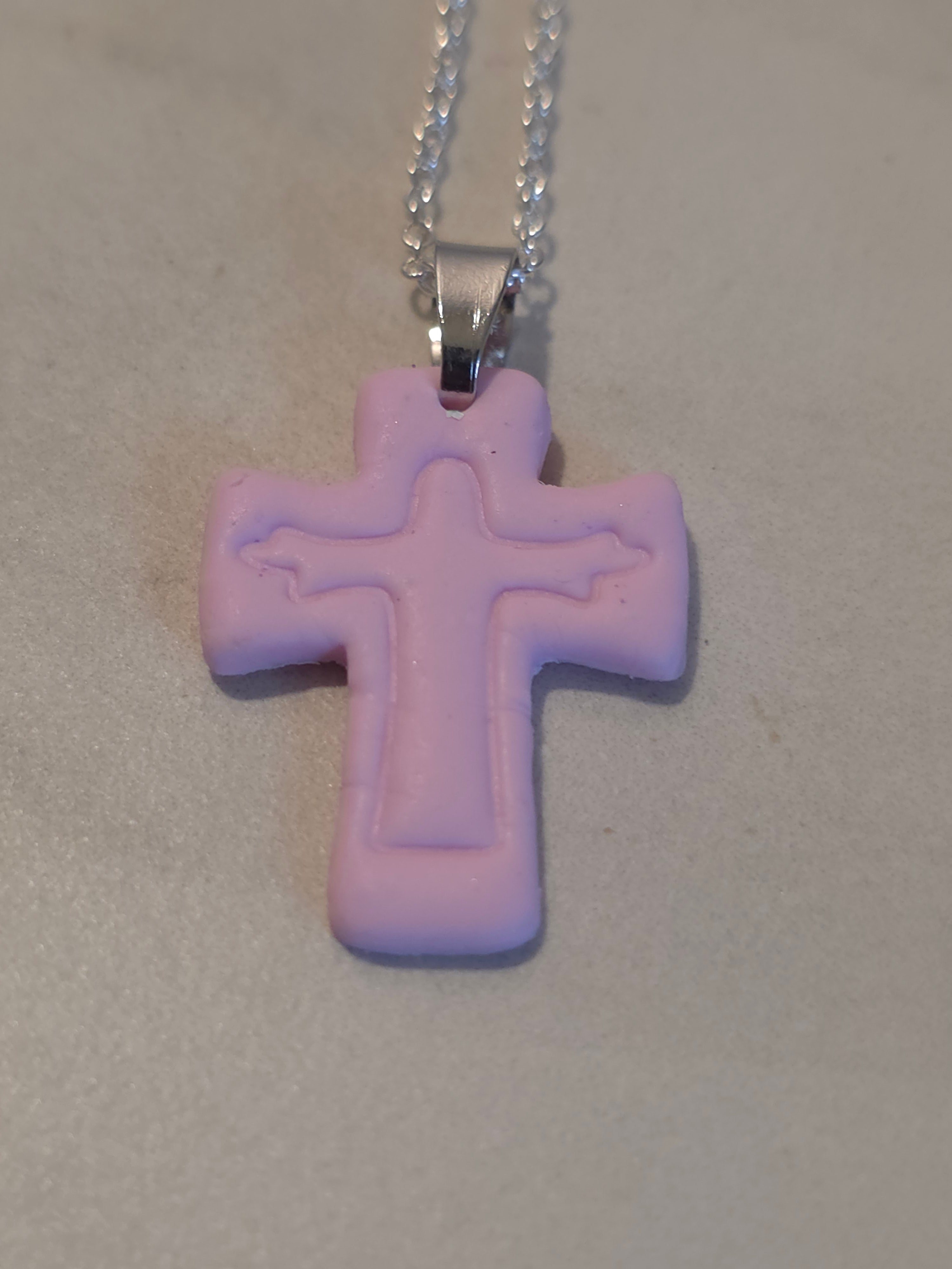 Clay Cross Necklace