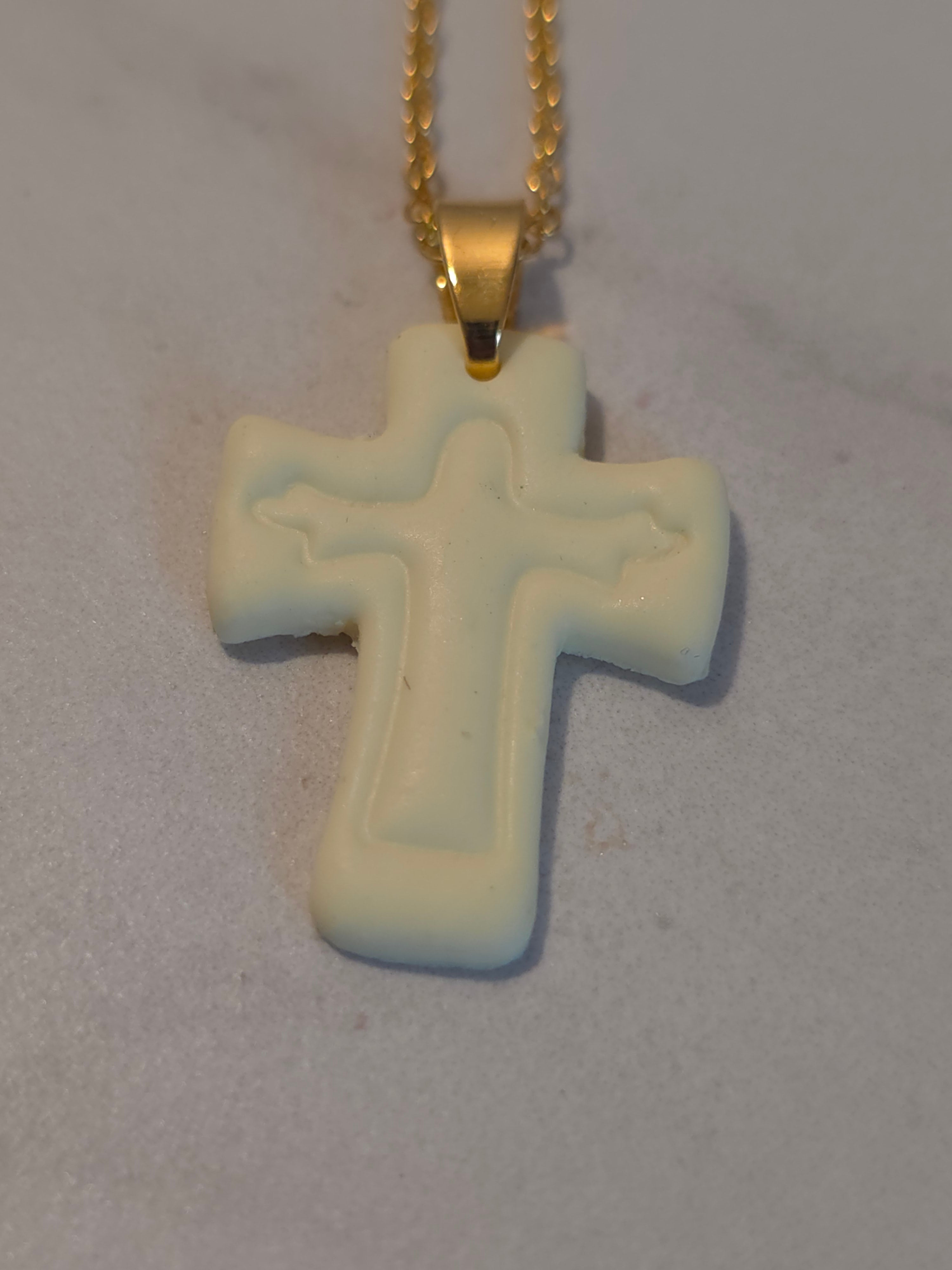 Clay Cross Necklace