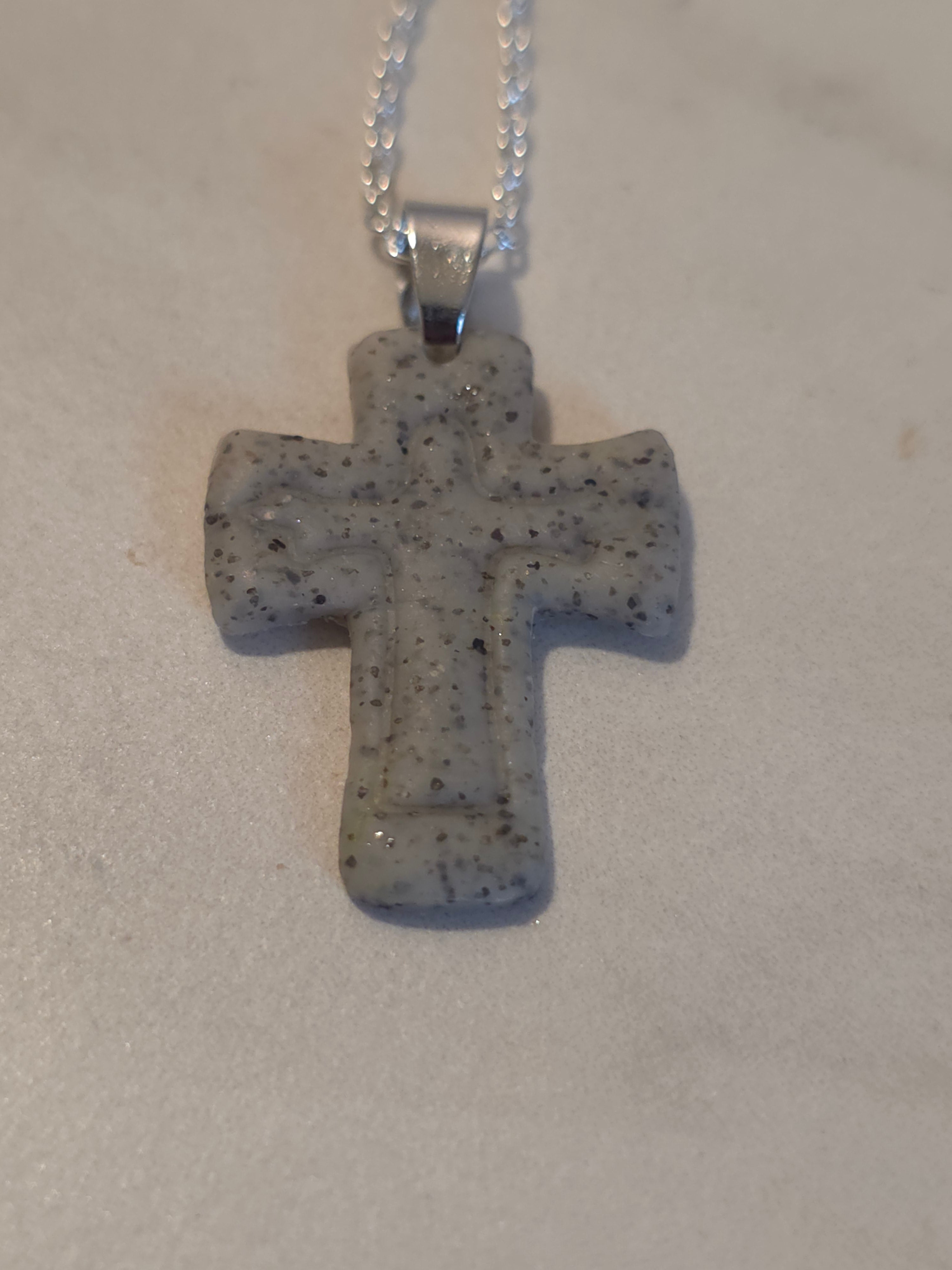 Clay Cross Necklace