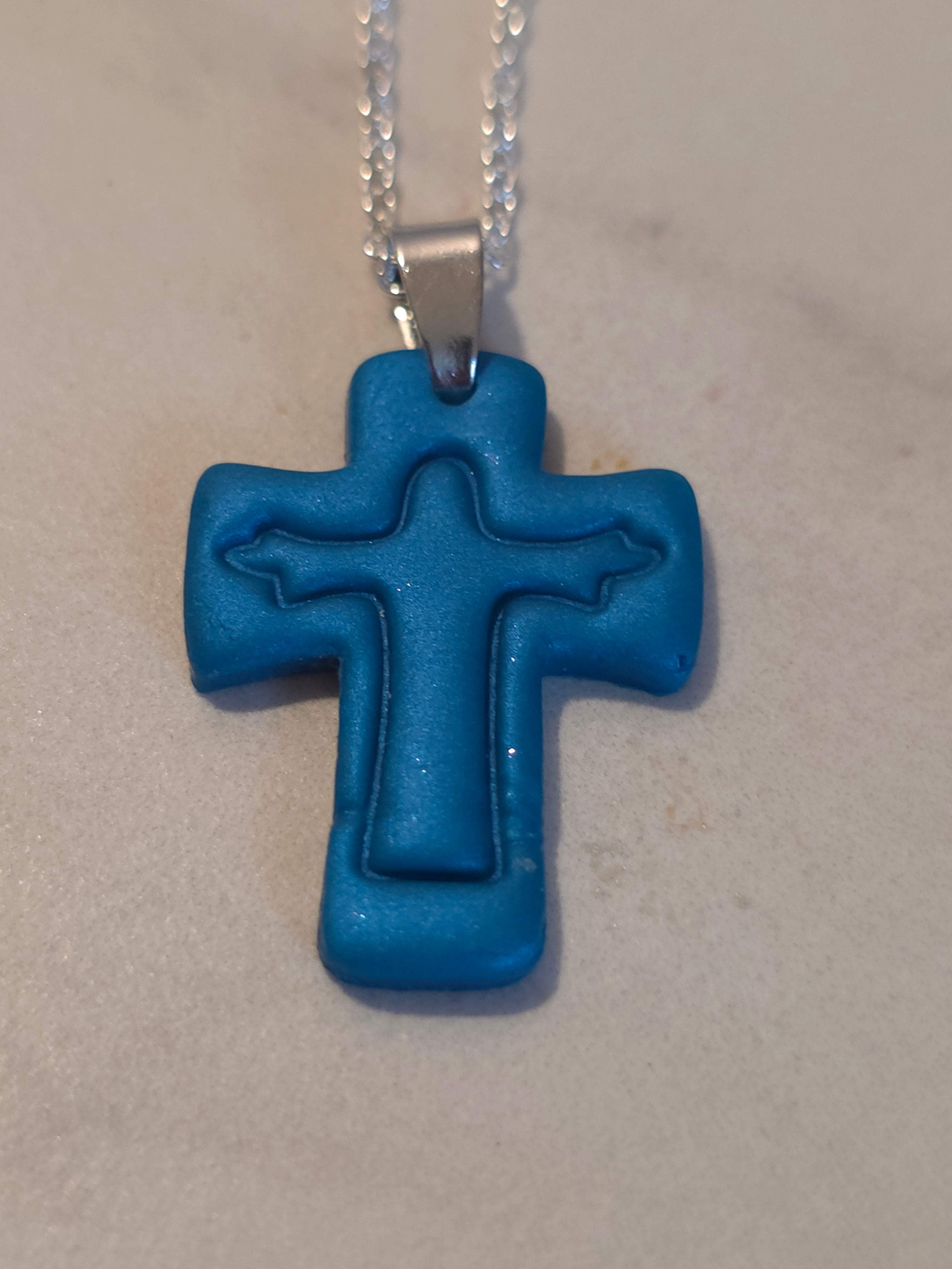 Clay Cross Necklace