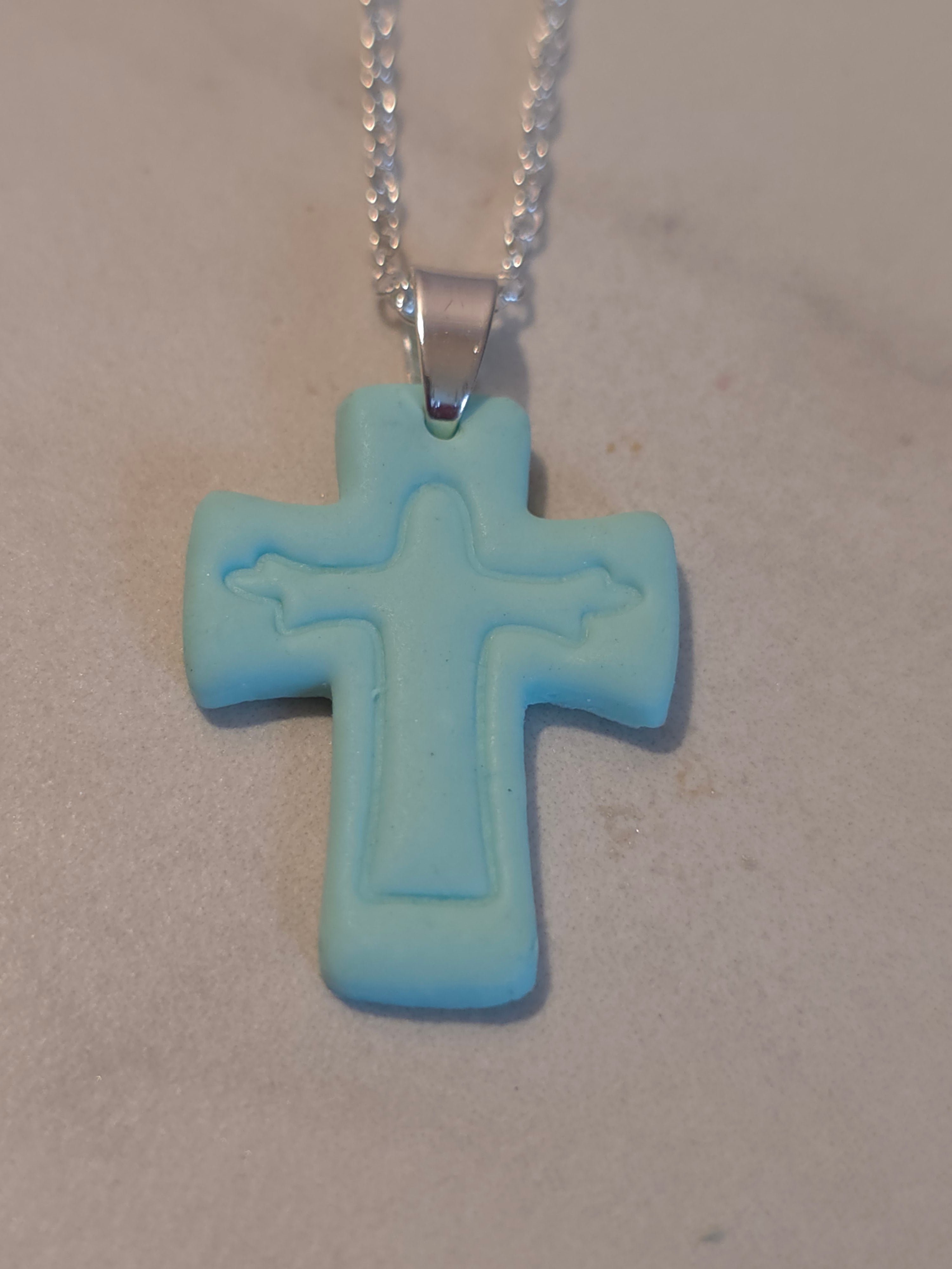 Clay Cross Necklace