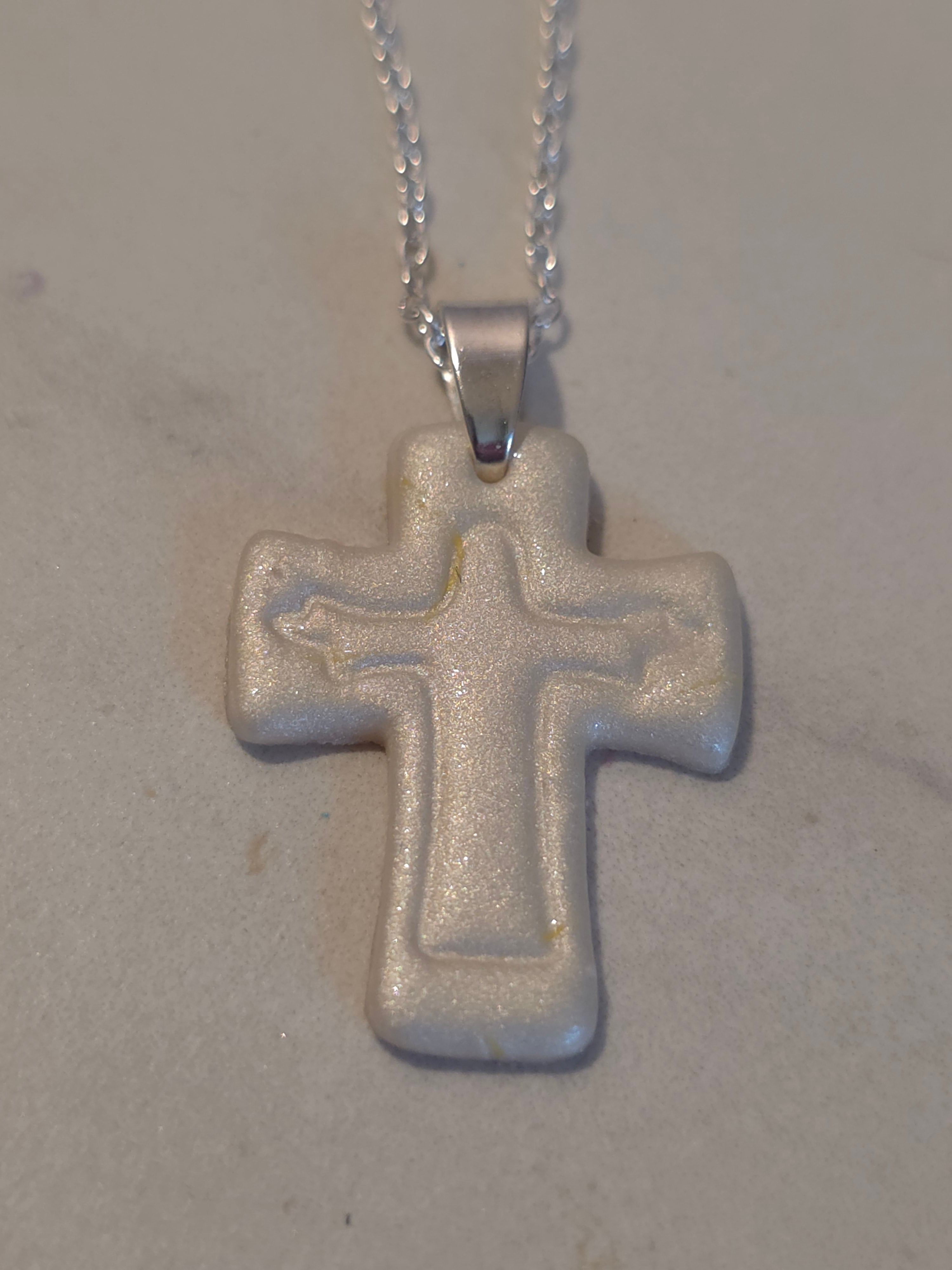 Clay Cross Necklace