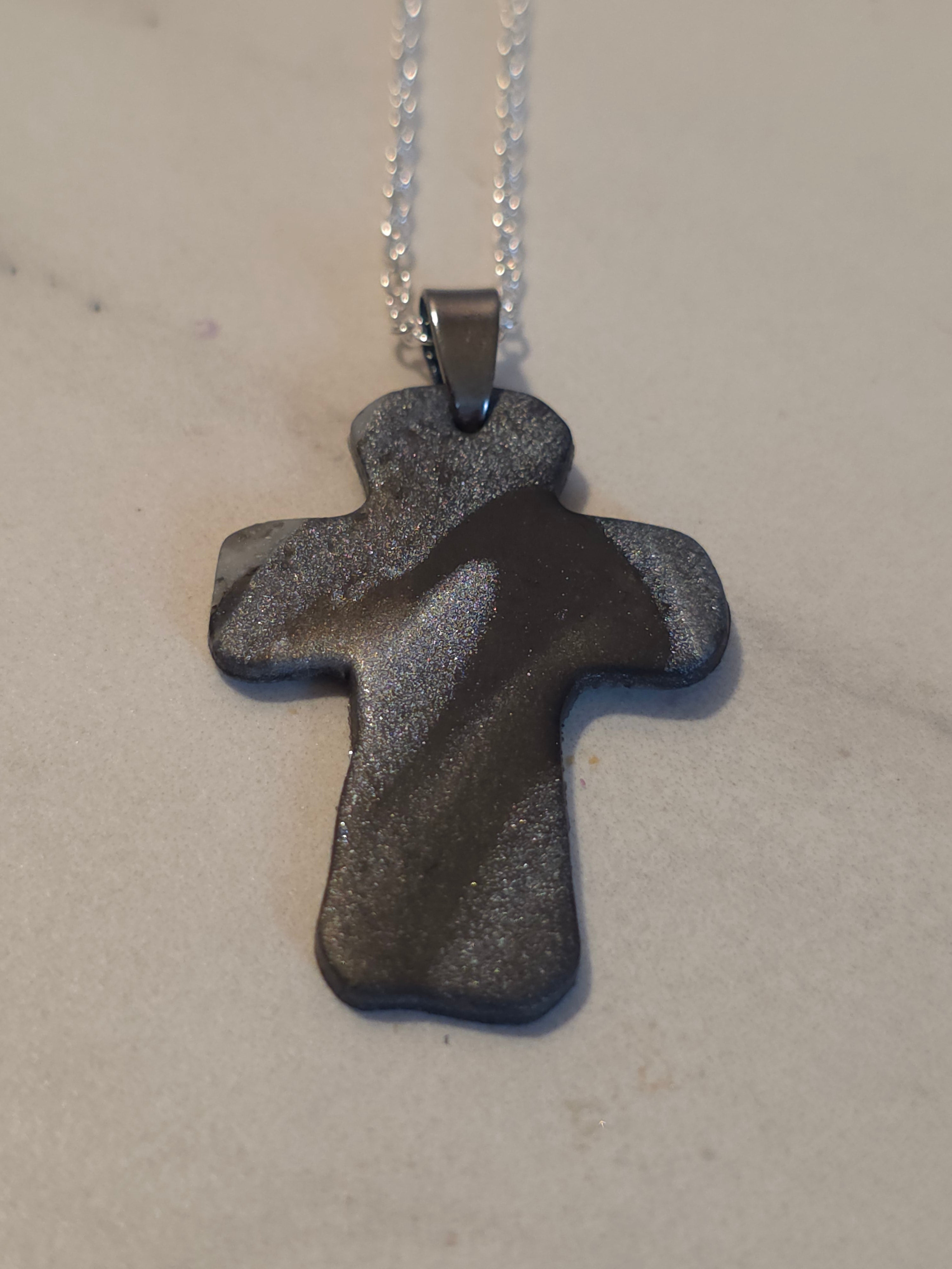 Clay Cross Necklace