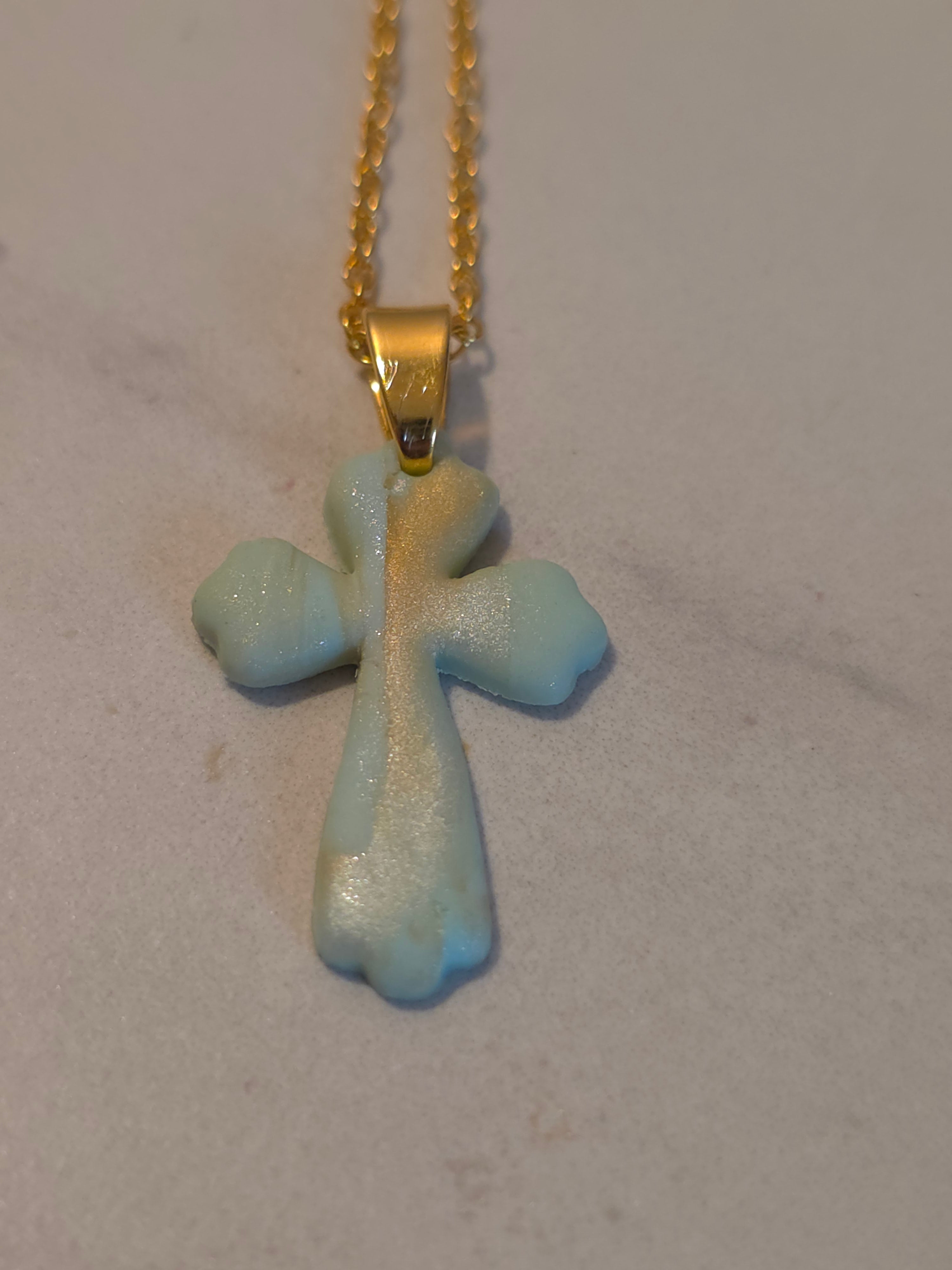 Clay Cross Necklace