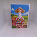 Picnic Porch Goose Greeting Card
