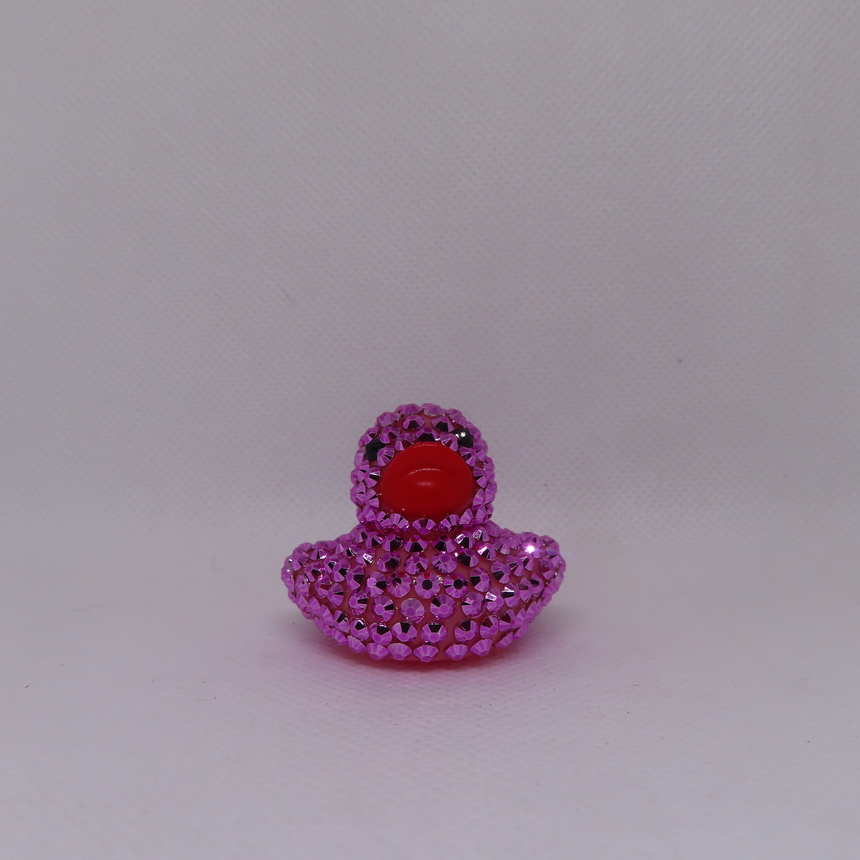 Metallic Hot Pink Blinged Duck