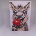 Goofy Donkey Greeting Card