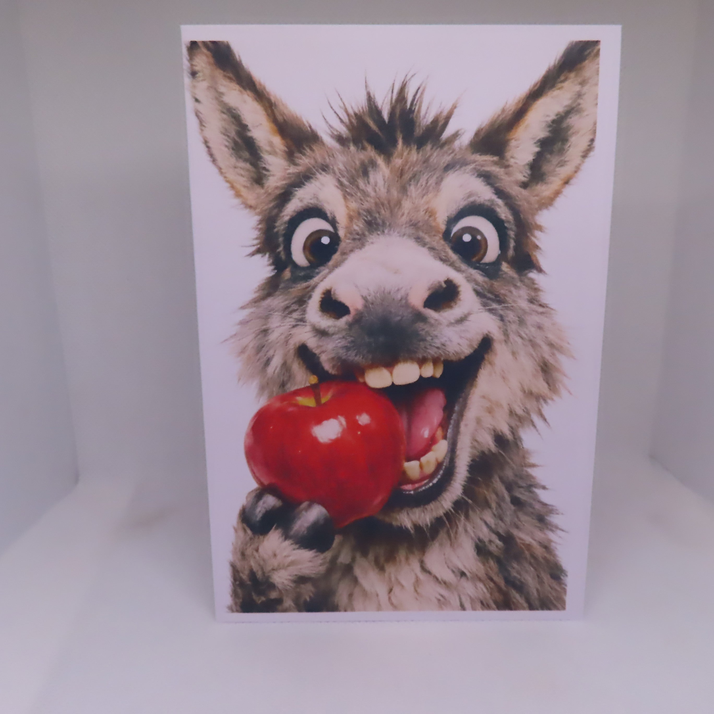 Goofy Donkey Greeting Card