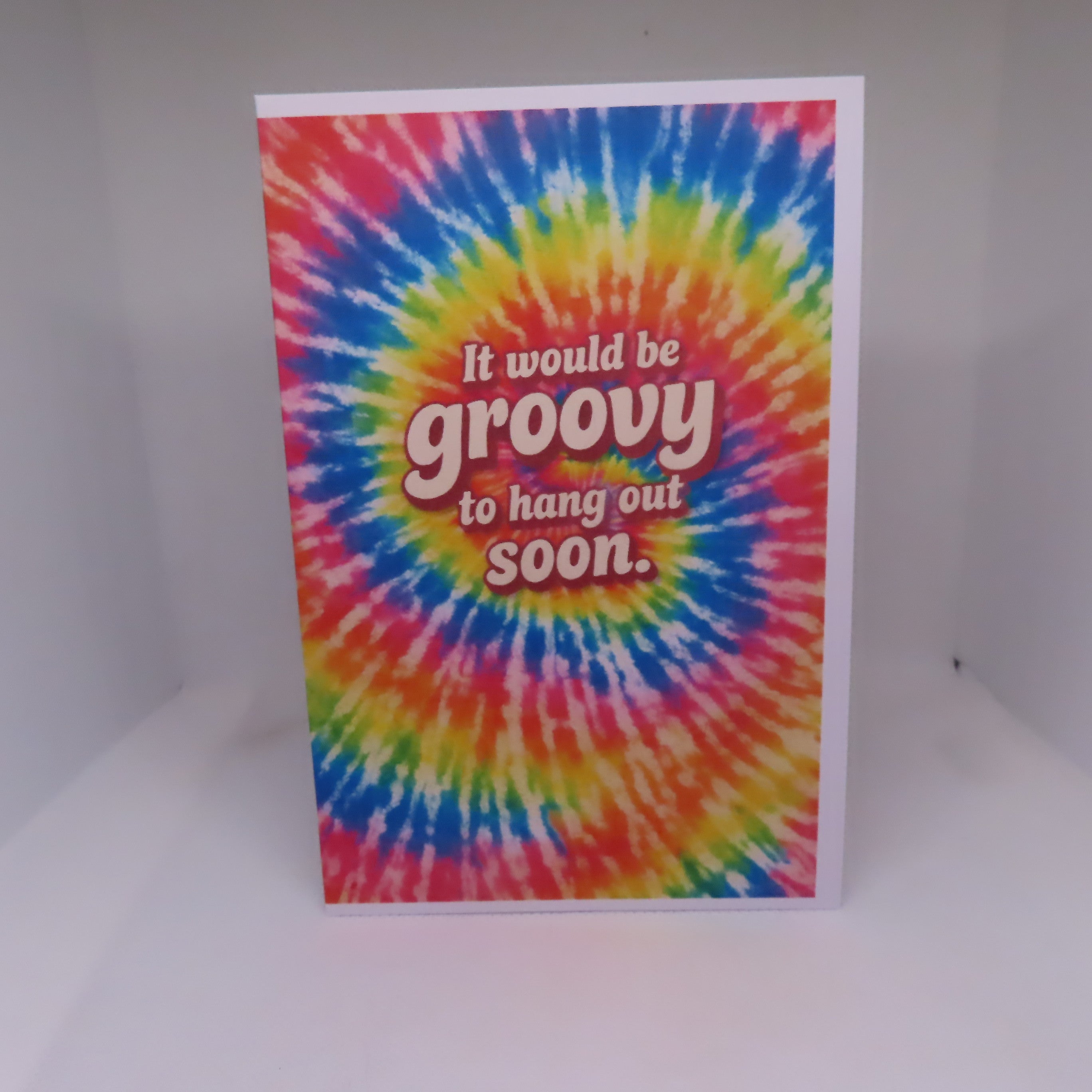 It Would Be Groovy To Hang Out Soon Greeting Card