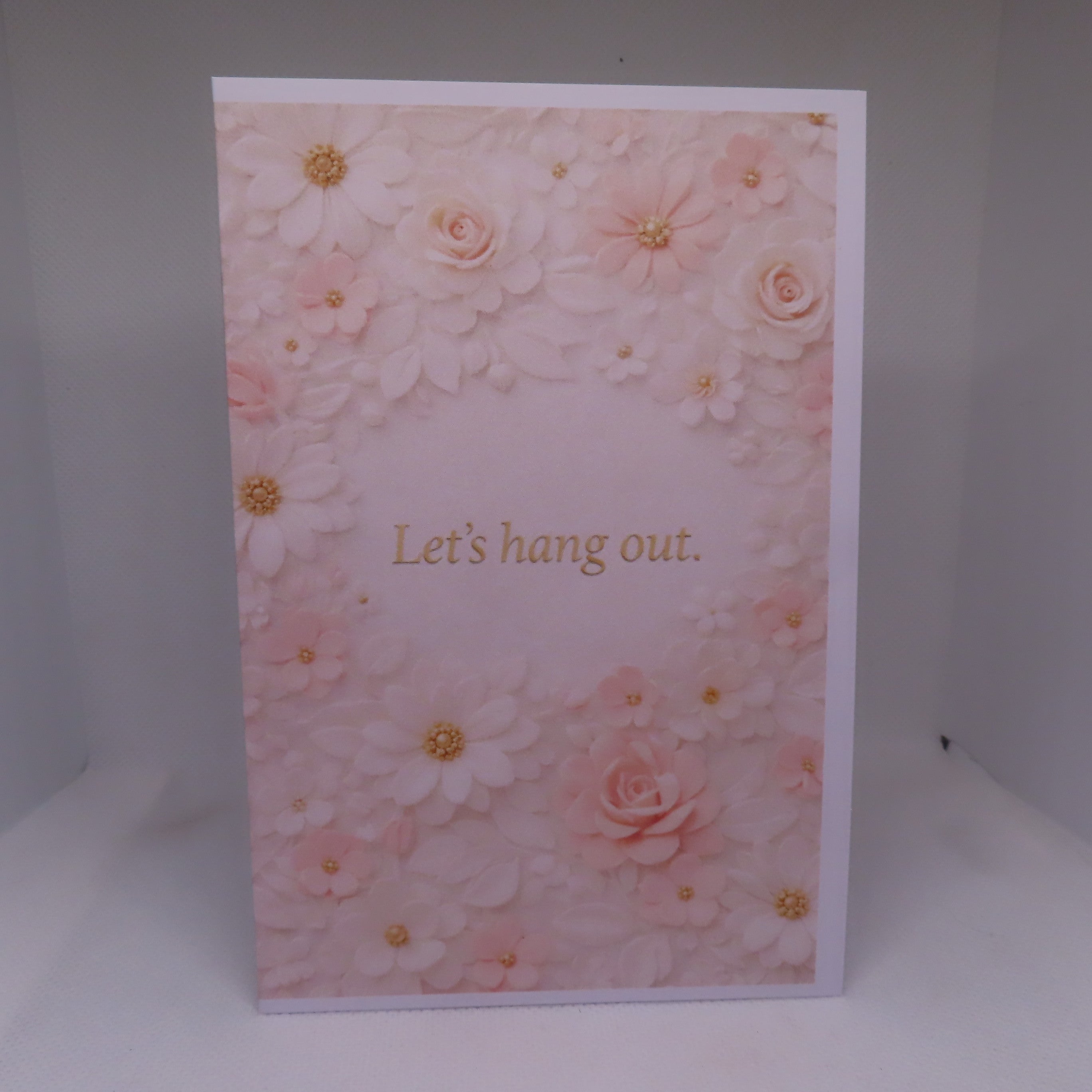 Let's Hang Out Greeting Card