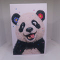 Goofy Panda Greeting Card