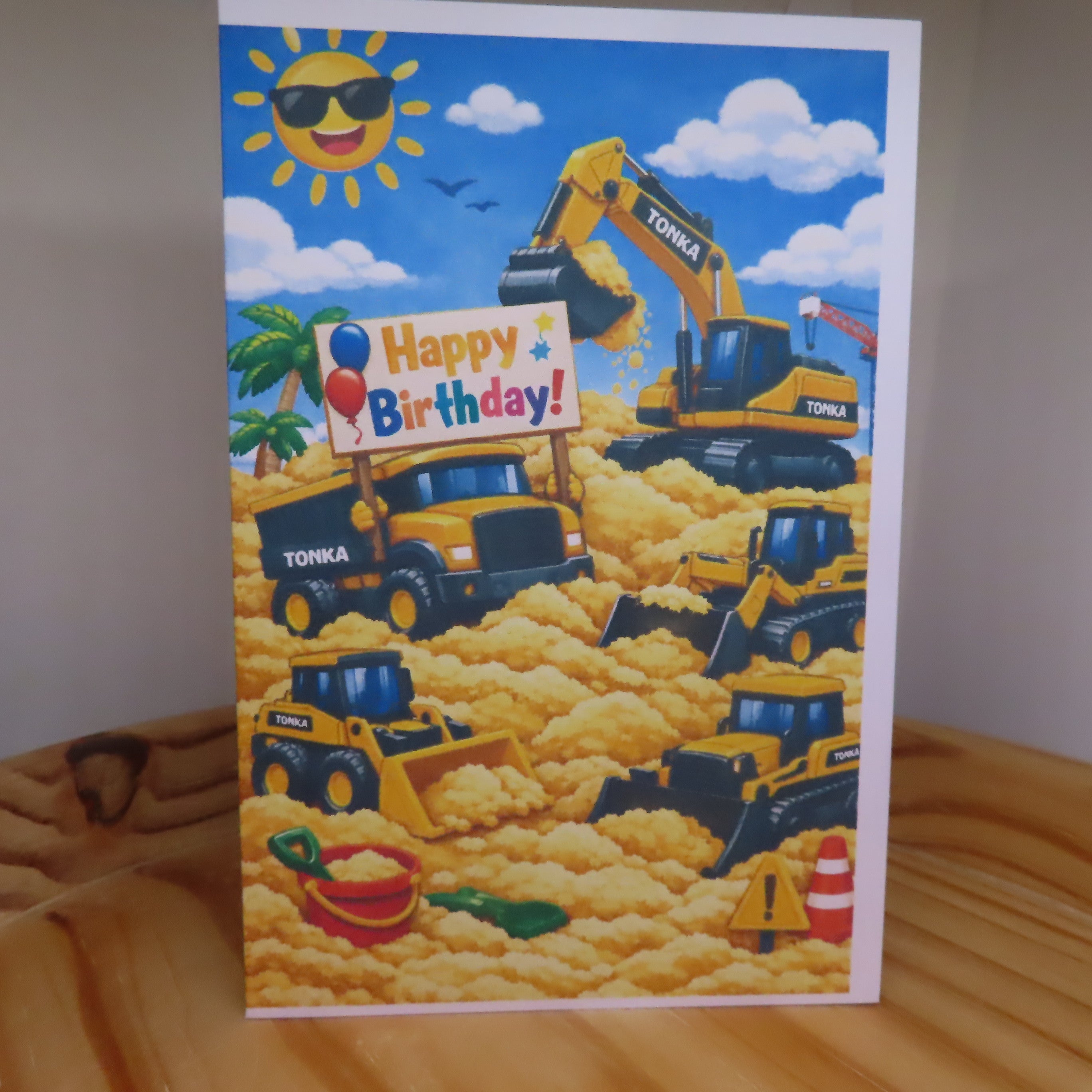 Toy Truck Birthday Card