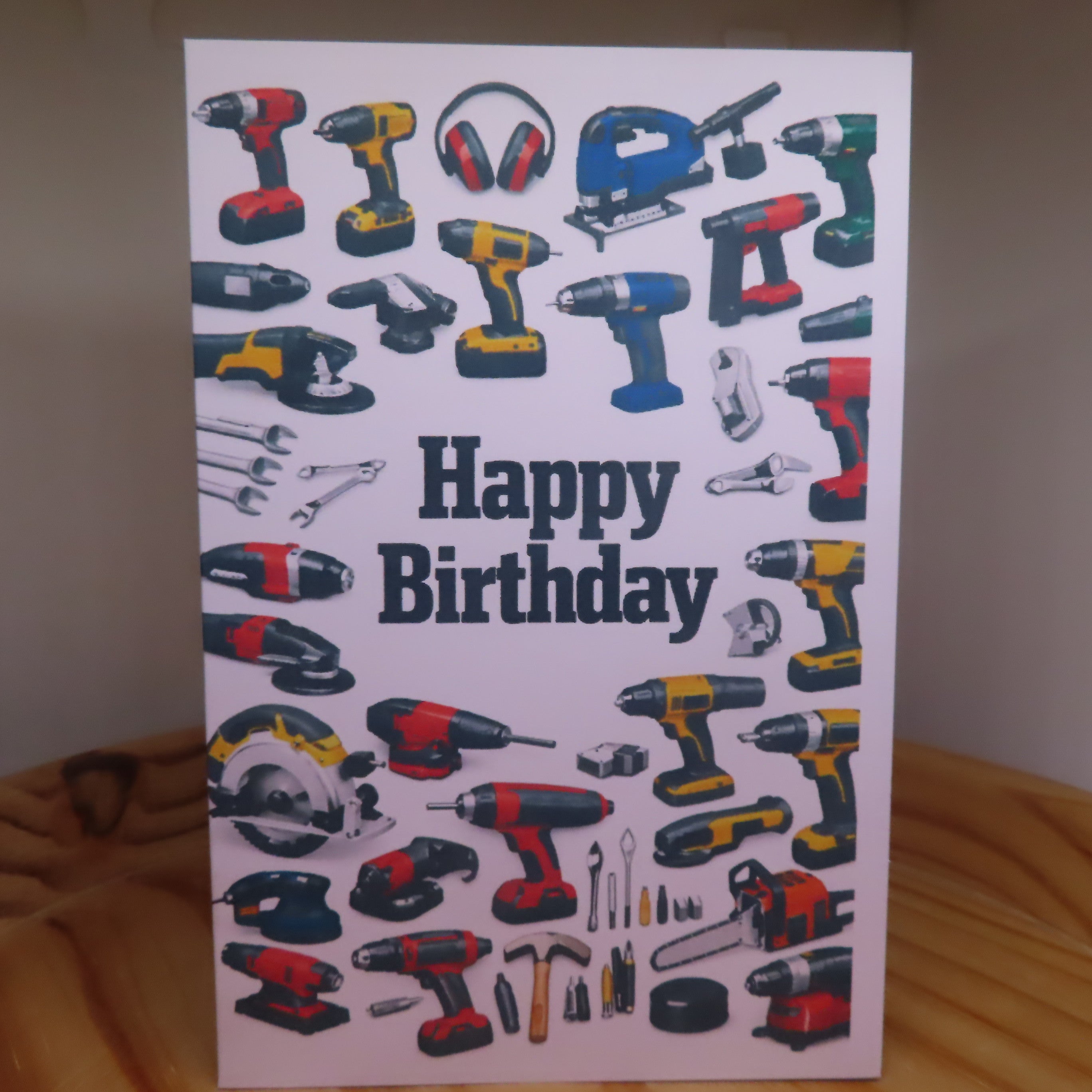 Power Tool Birthday Card