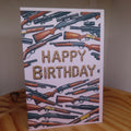 Rifle Birthday Card