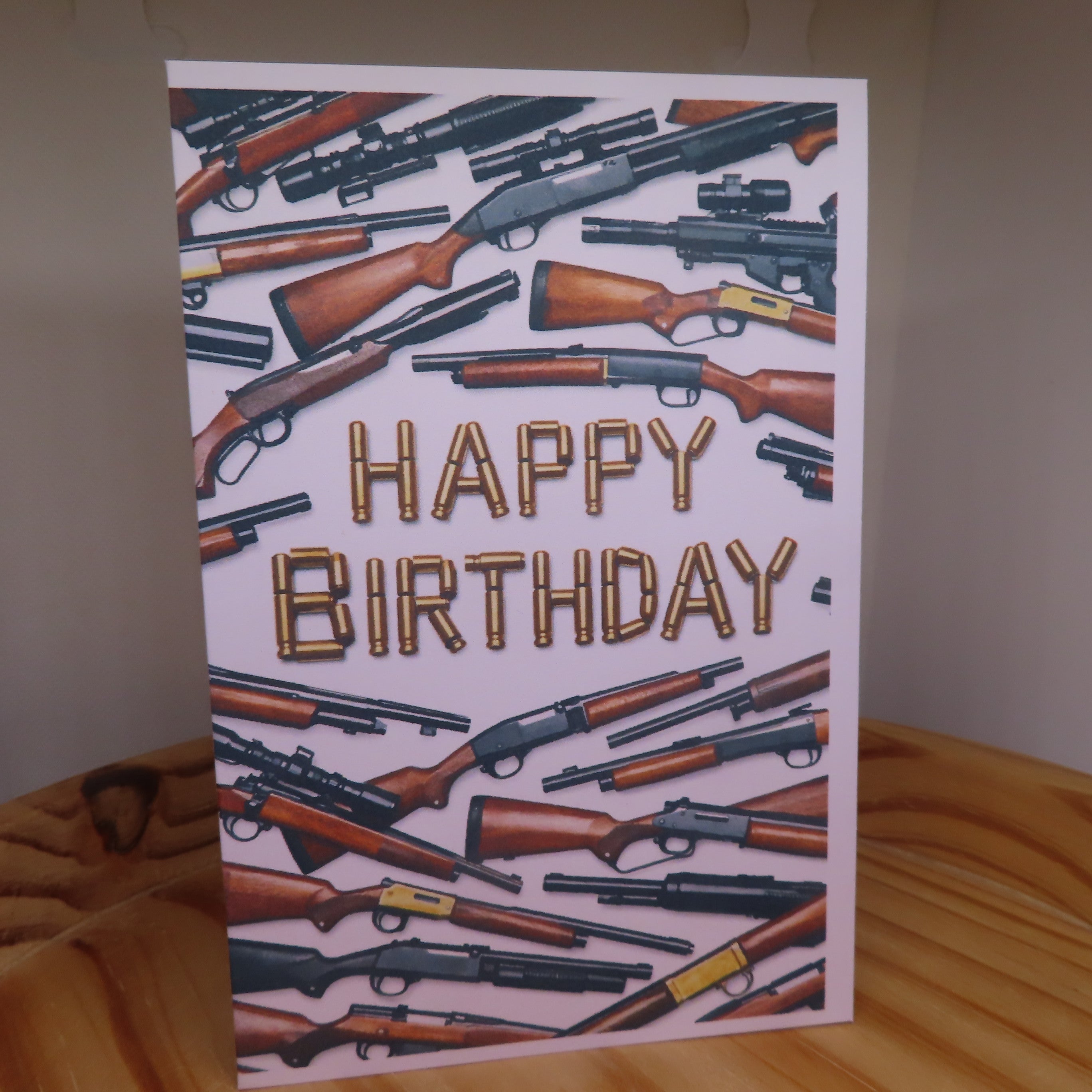 Rifle Birthday Card
