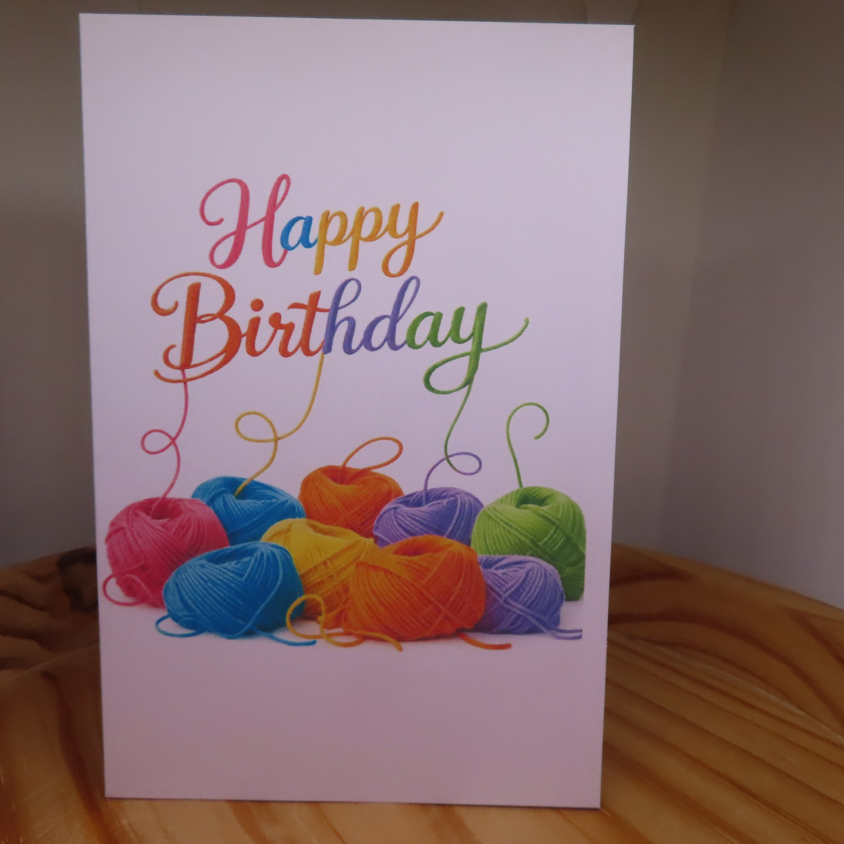 Yarn Birthday Card