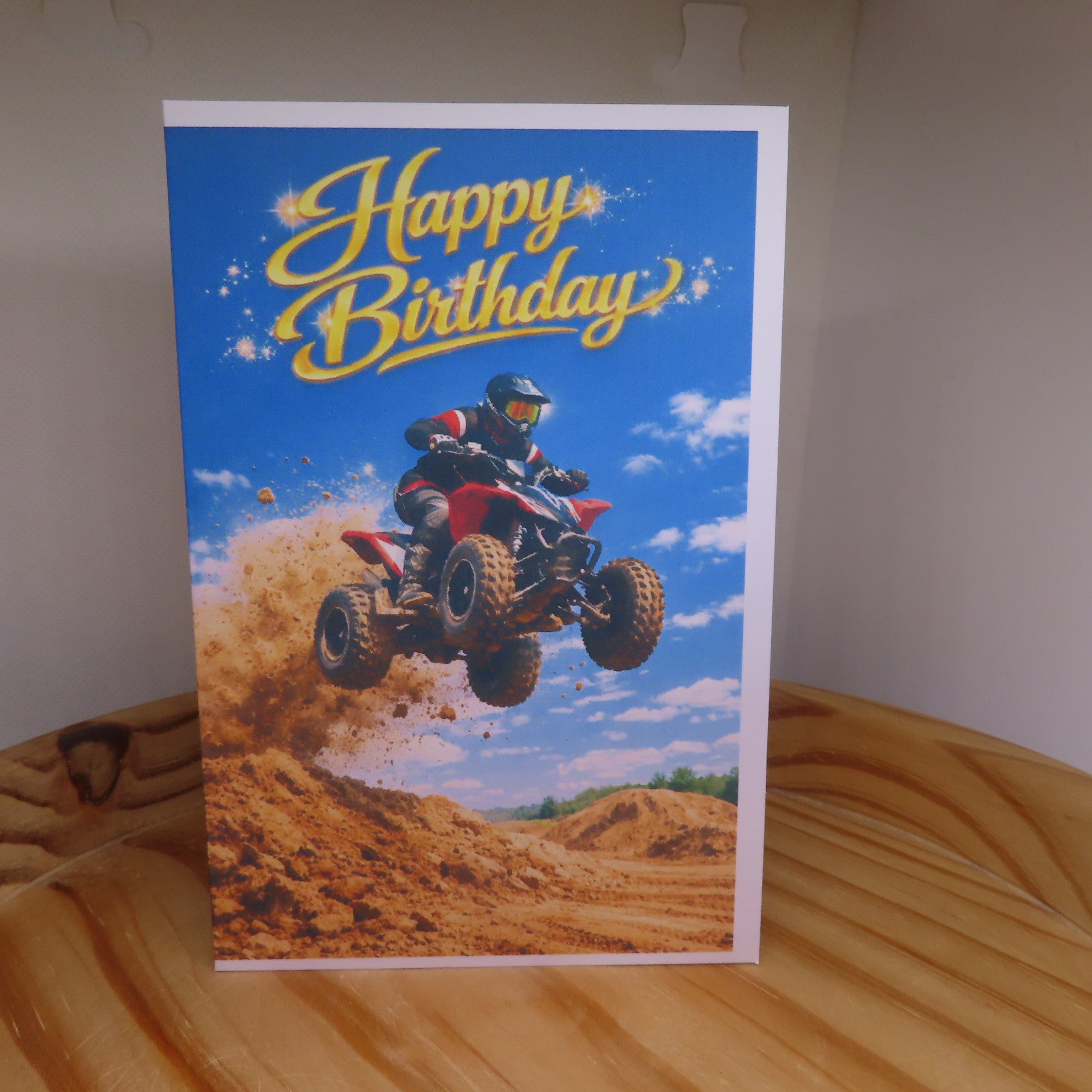 4-Wheeler Birthday Card