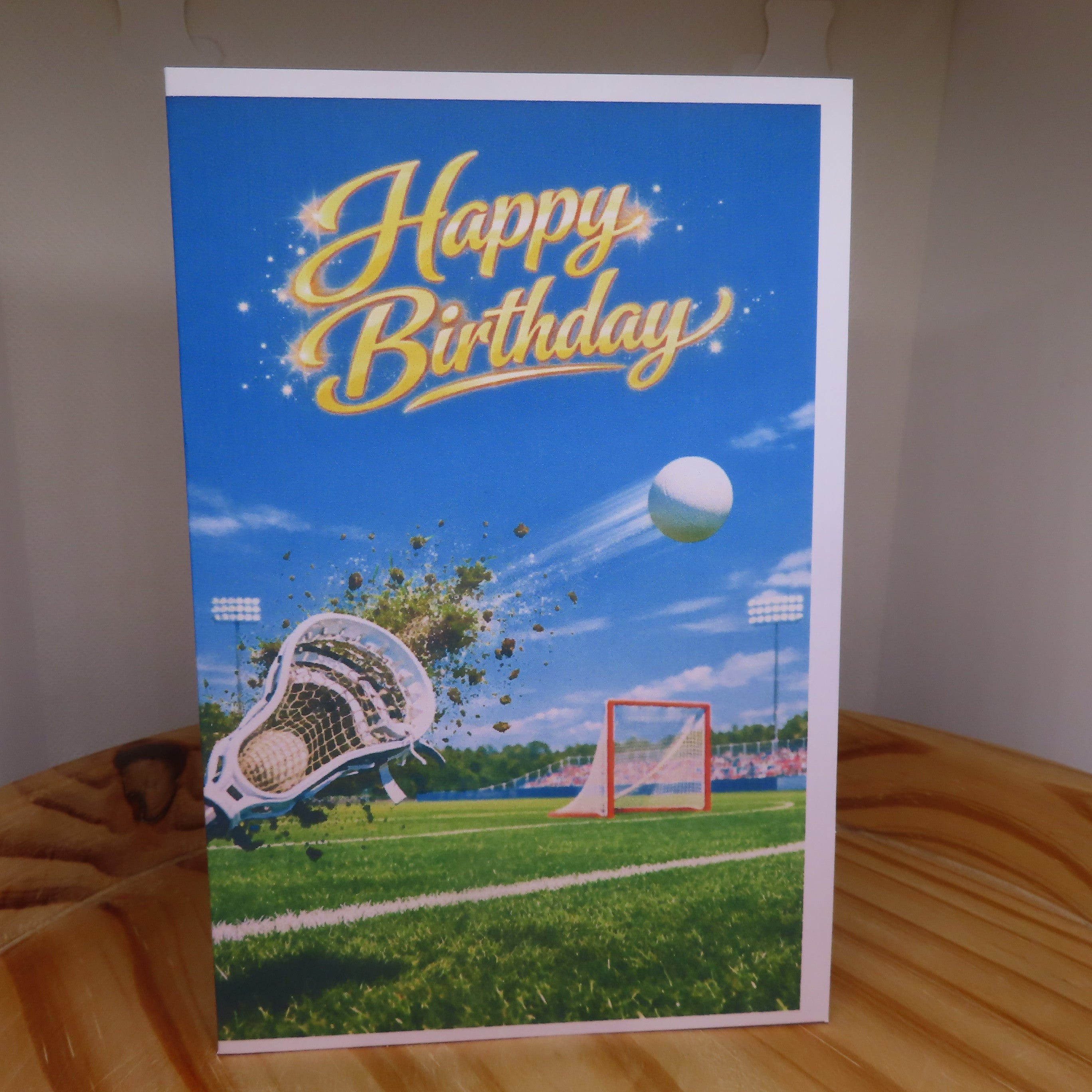 Lacrosse Birthday Card