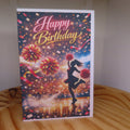 Cheerleading Birthday Card