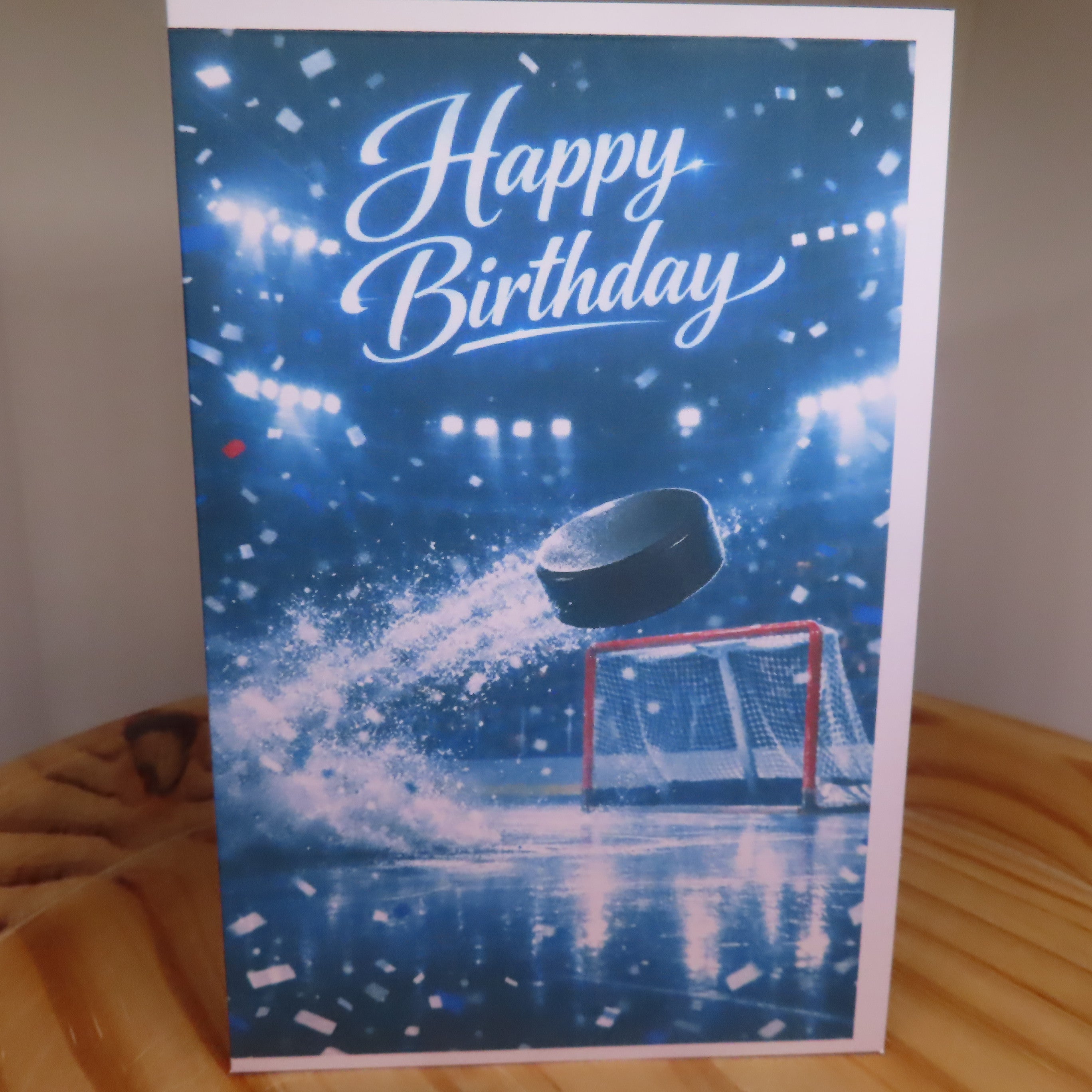 Hockey Birthday Card