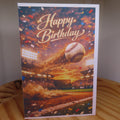 Baseball Birthday Card
